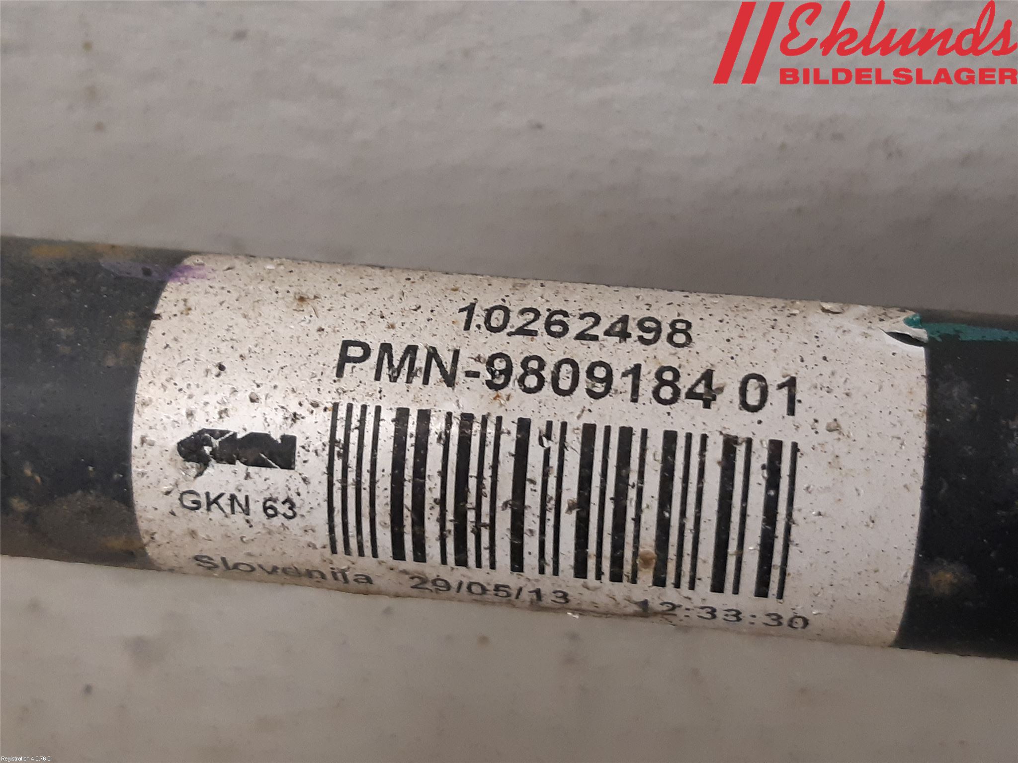 Mini COUNTRYMAN R60 11-16 Drivaxel Bak Höger