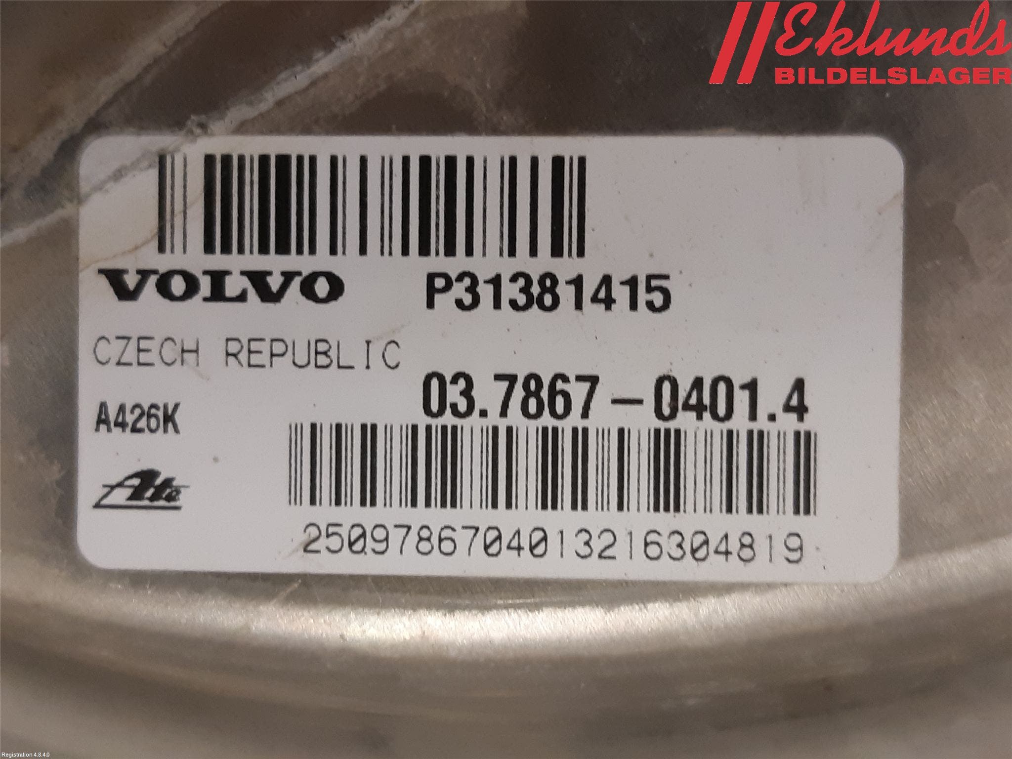 Volvo XC90/RECHARGE 16- Bromsservo