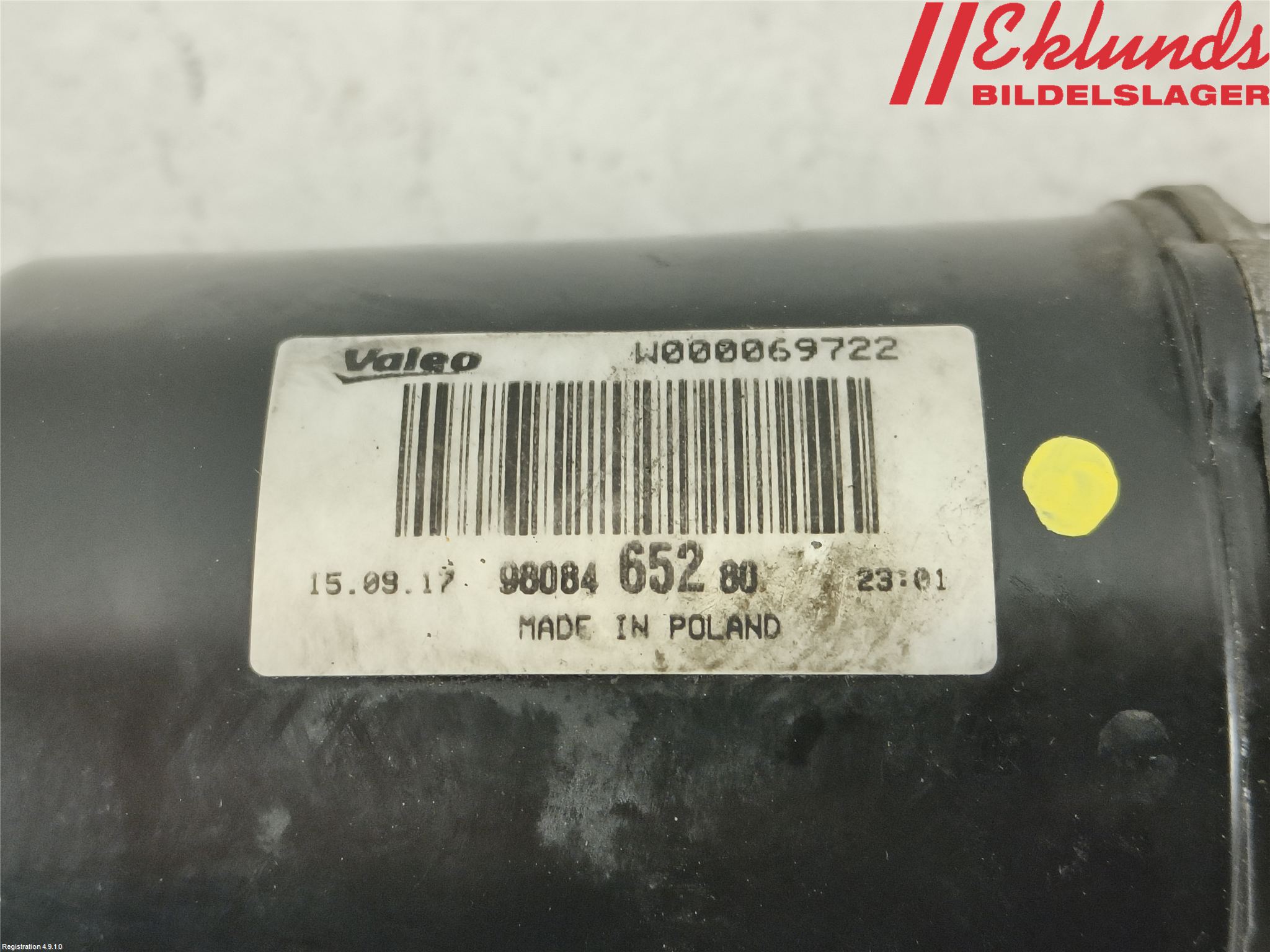 Citroen JUMPY/E-JUMPY 16- Torkarmotor Vindruta