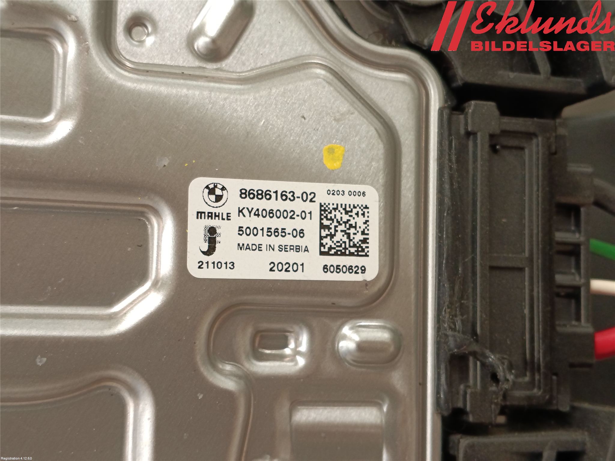 BMW 5 G30/G31/F90 17-23 Kylfläkt El