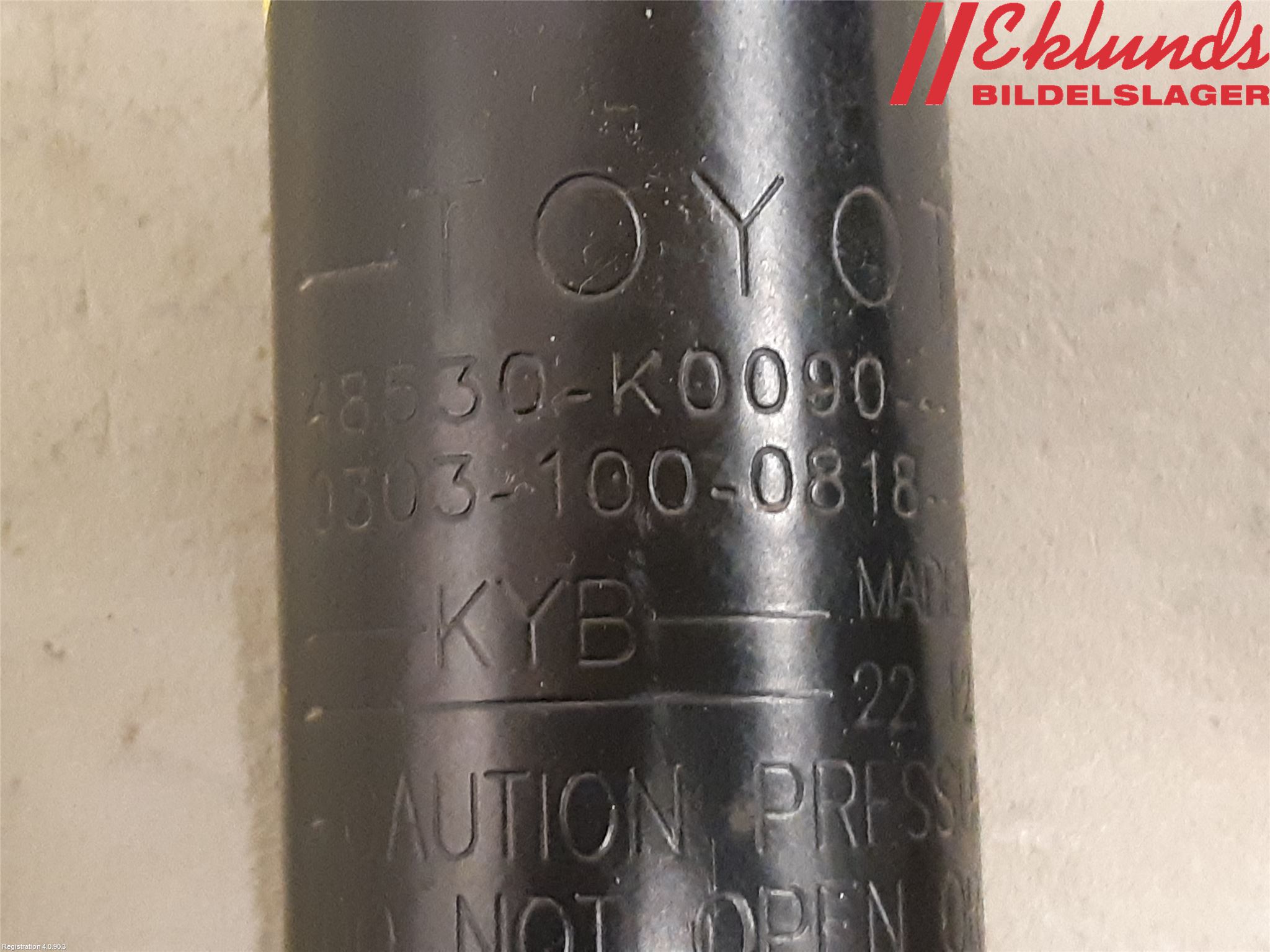 Toyota YARIS XP21 20- Stötdämpare Bak