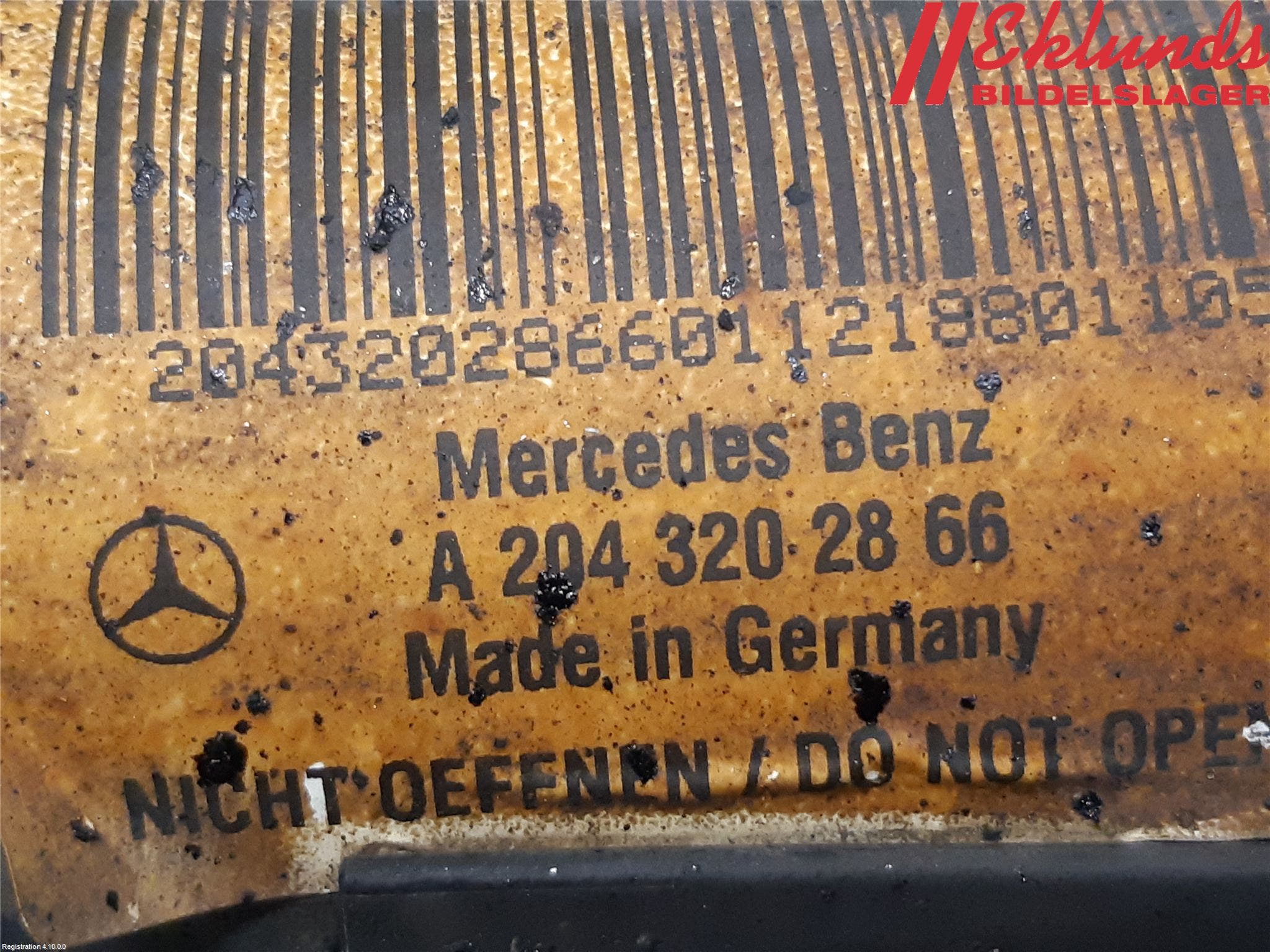 Mercedes-Benz MB C-KLASS (W204) 07-15 Fjäderben Fram Höger