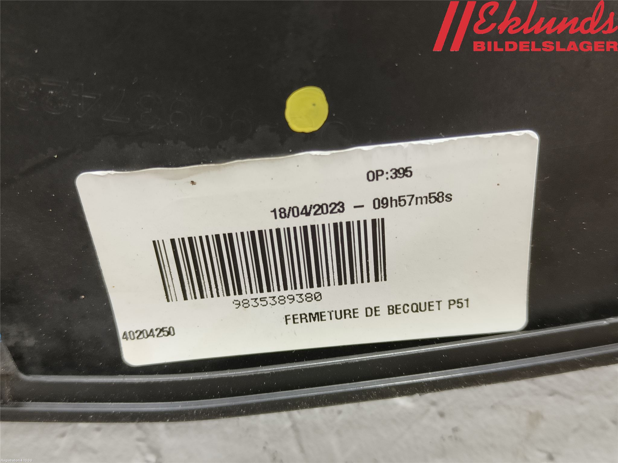 Peugeot 308/E-308 21- Spoiler Baklucka