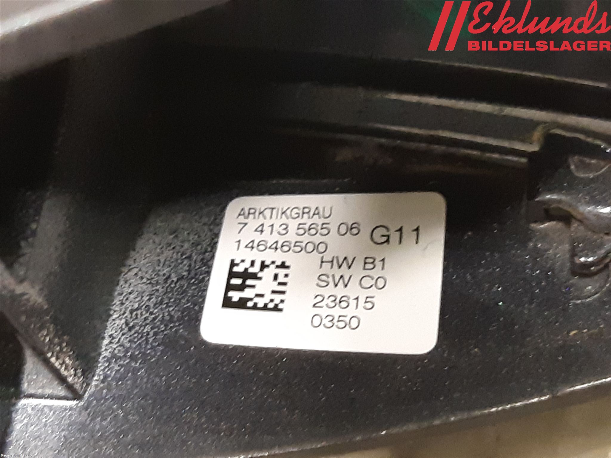 BMW 7 G11/G12 15-22 Dörrhandtag Yttre Vä