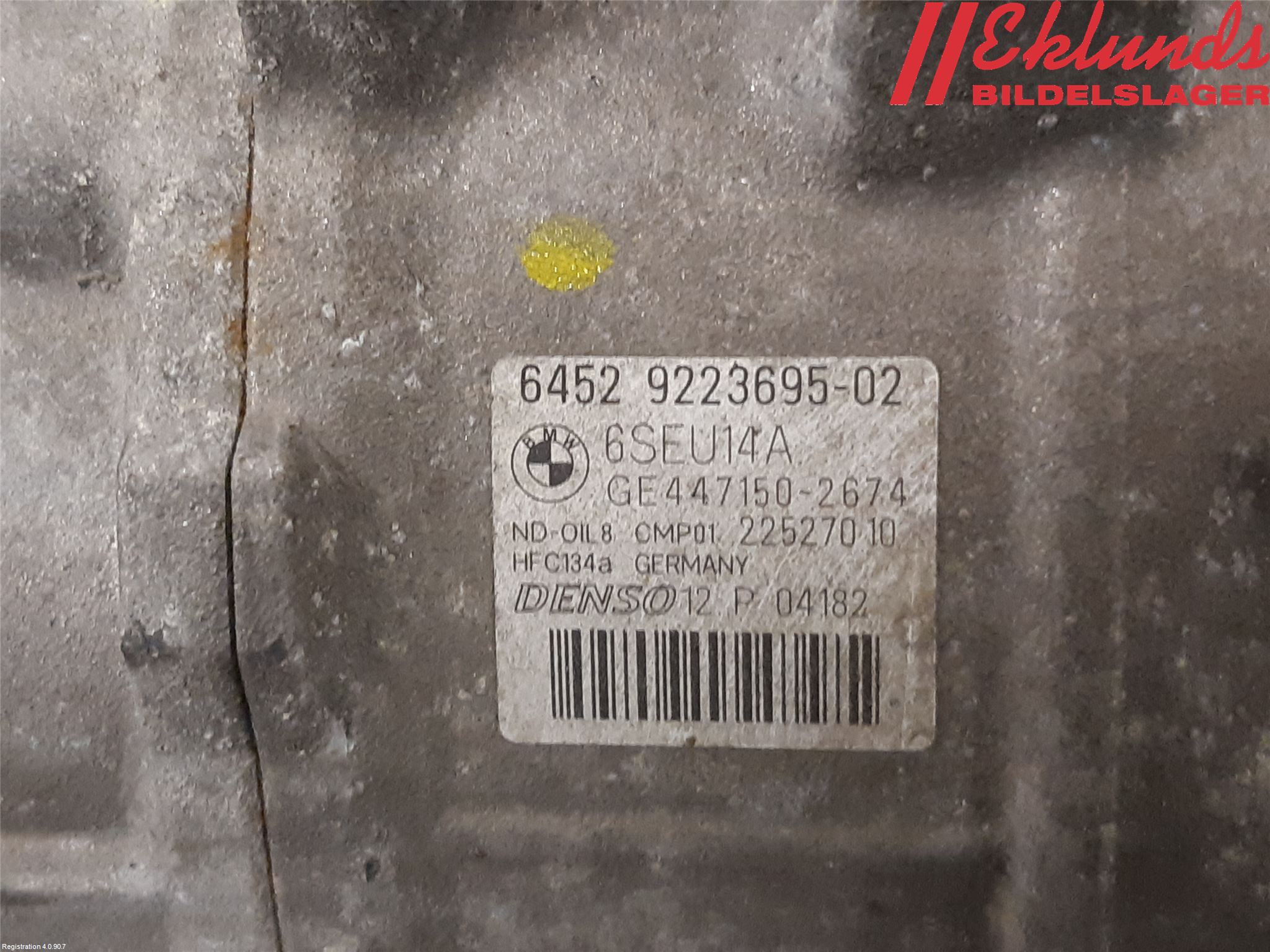 BMW 3 F30/F31/F80 12-19 Ac Kompressor