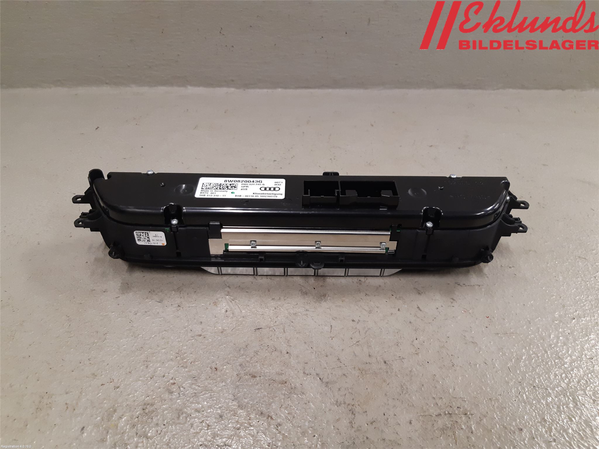 Audi A4/S4 B9 16-19 Ac Styrenhet Ac Manöveren