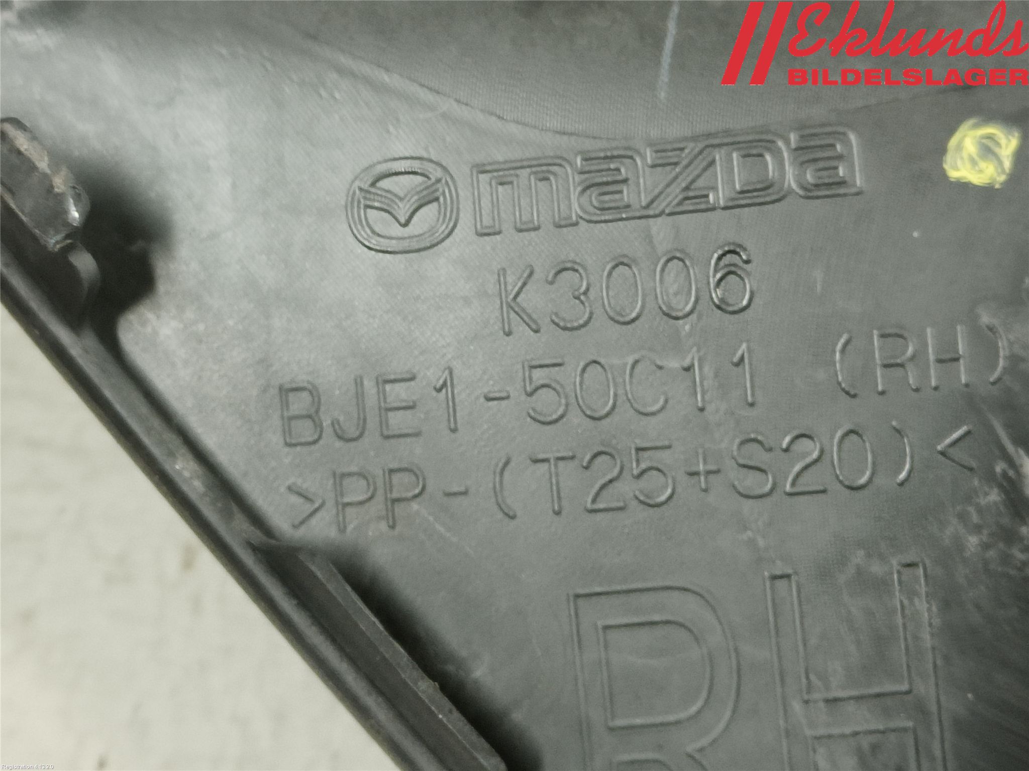 Mazda 3 III 14-19 Dimljussarg Fram
