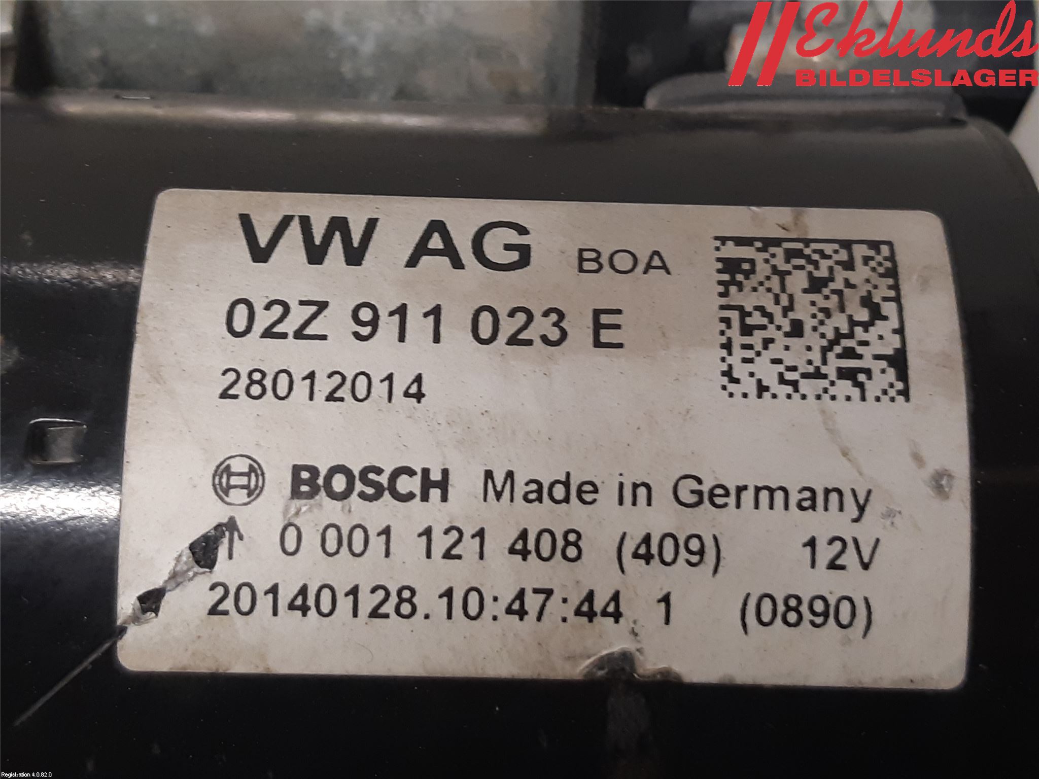 Volkswagen VW TOURAN 10-15 Startmotor