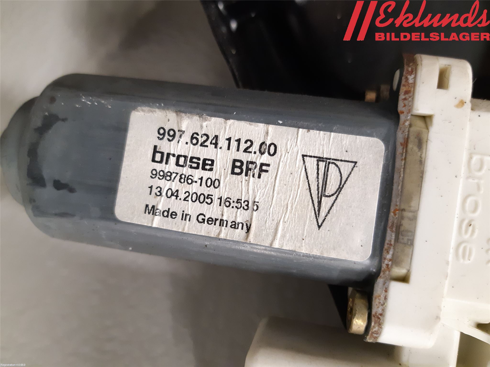 Porsche 911 64- Fönsterhiss El Kompl