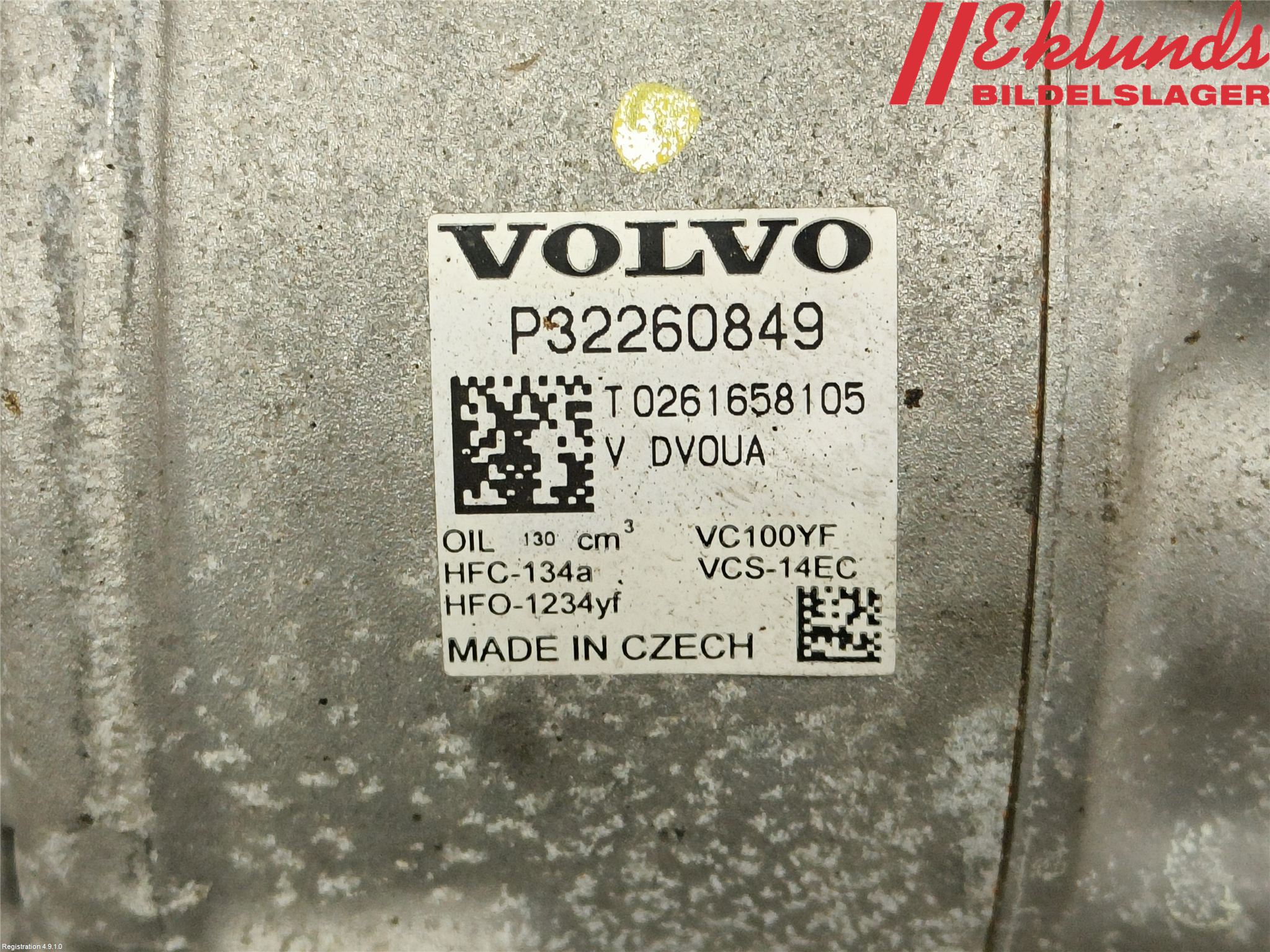 Volvo V60 CROSS COUNTRY 19- Ac Kompressor