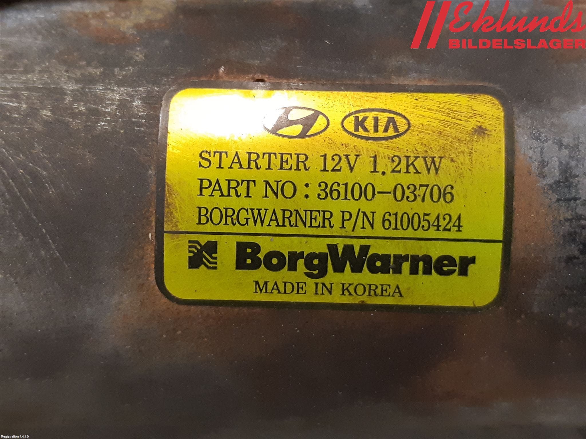 Kia CEED/CEED SW 19- Startmotor