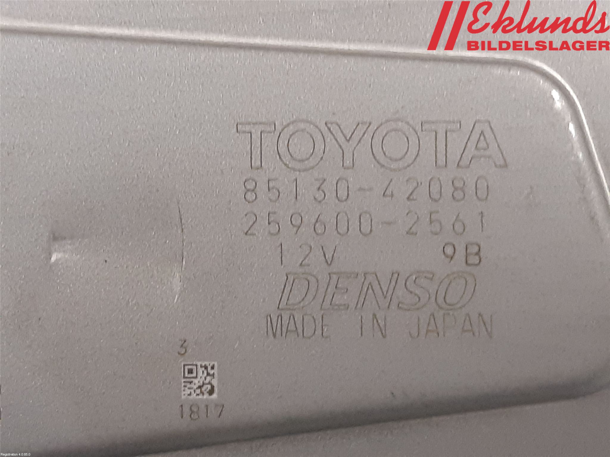Toyota RAV4 13-18 Torkarmotor Baklucka