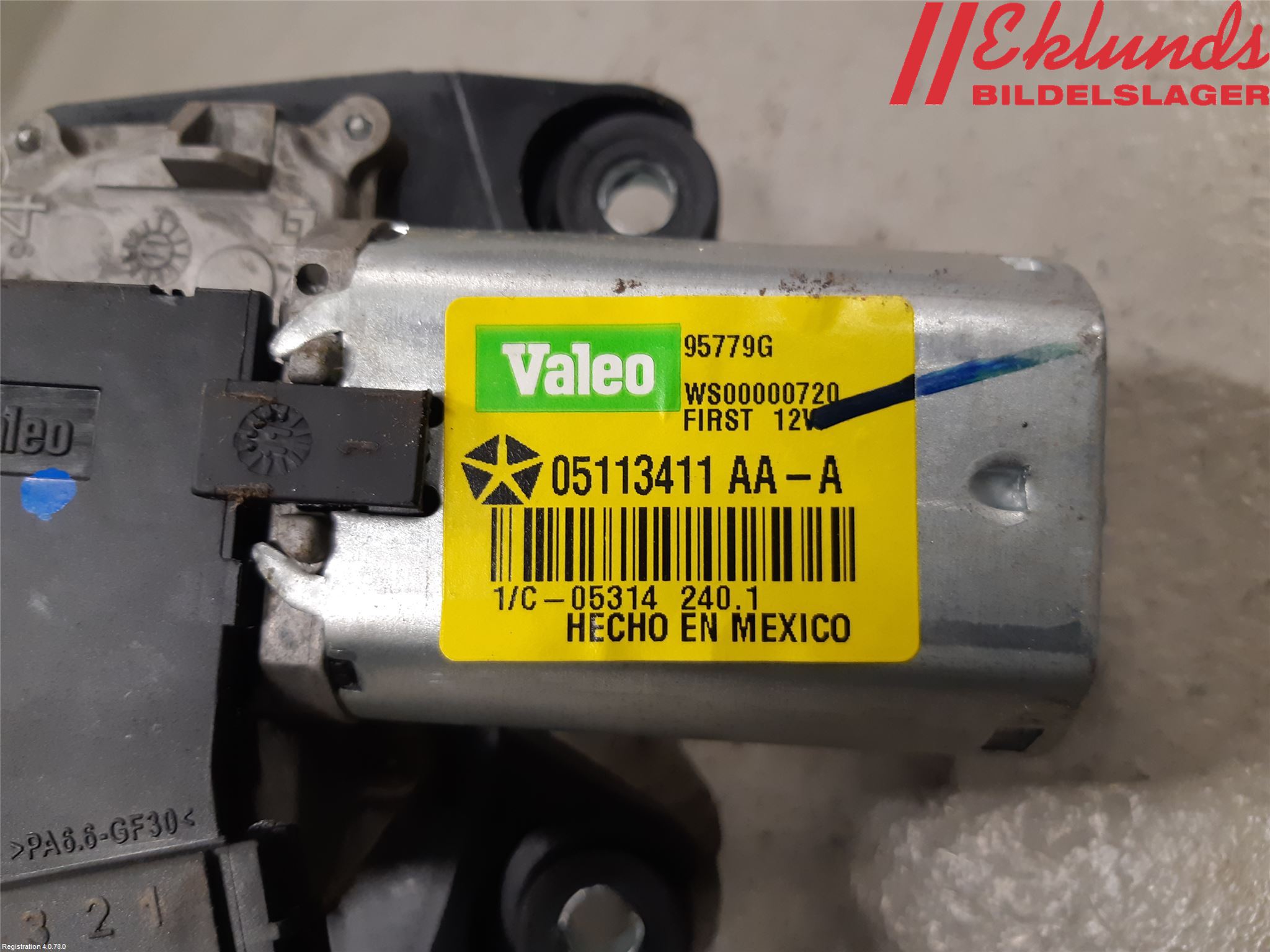 Lancia VOYAGER Torkarmotor Baklucka