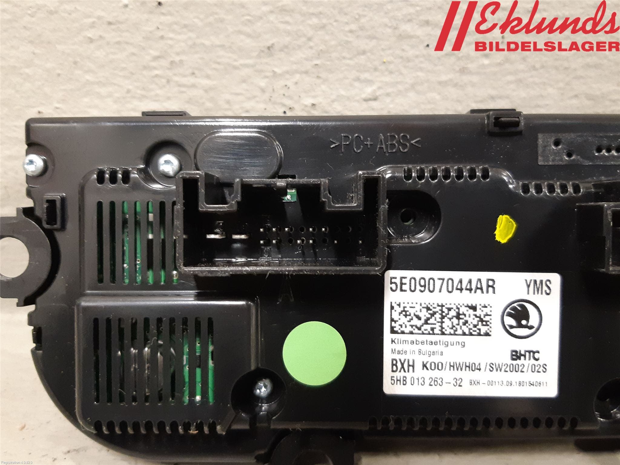 Skoda OCTAVIA (5E) 13-20 Ac Styrenhet Ac Manöveren