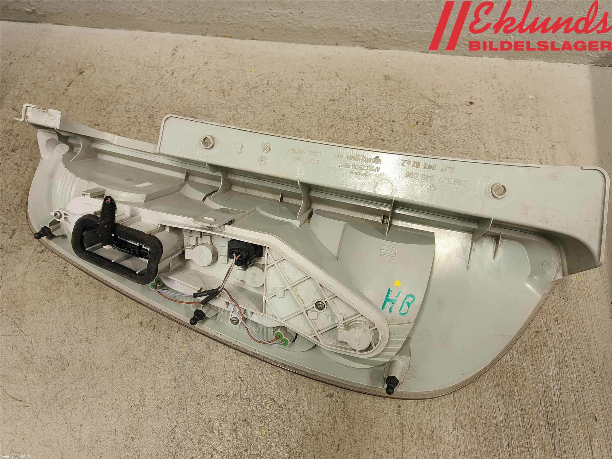 Skoda ROOMSTER Bakljus Höger