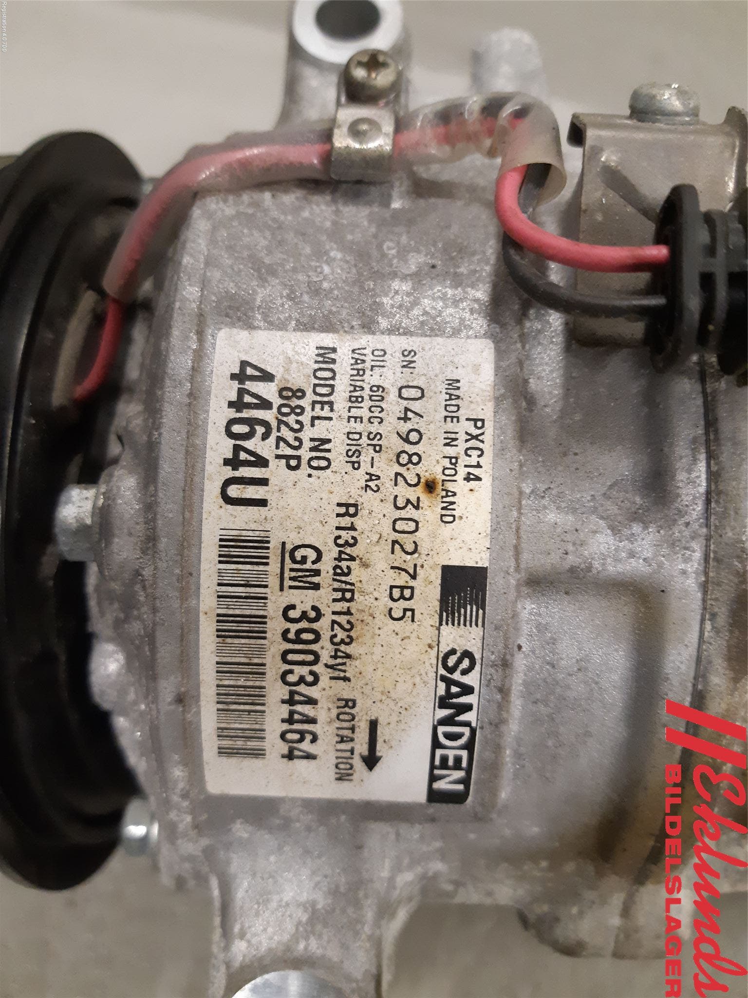 Opel ASTRA K 16-22 Ac Kompressor