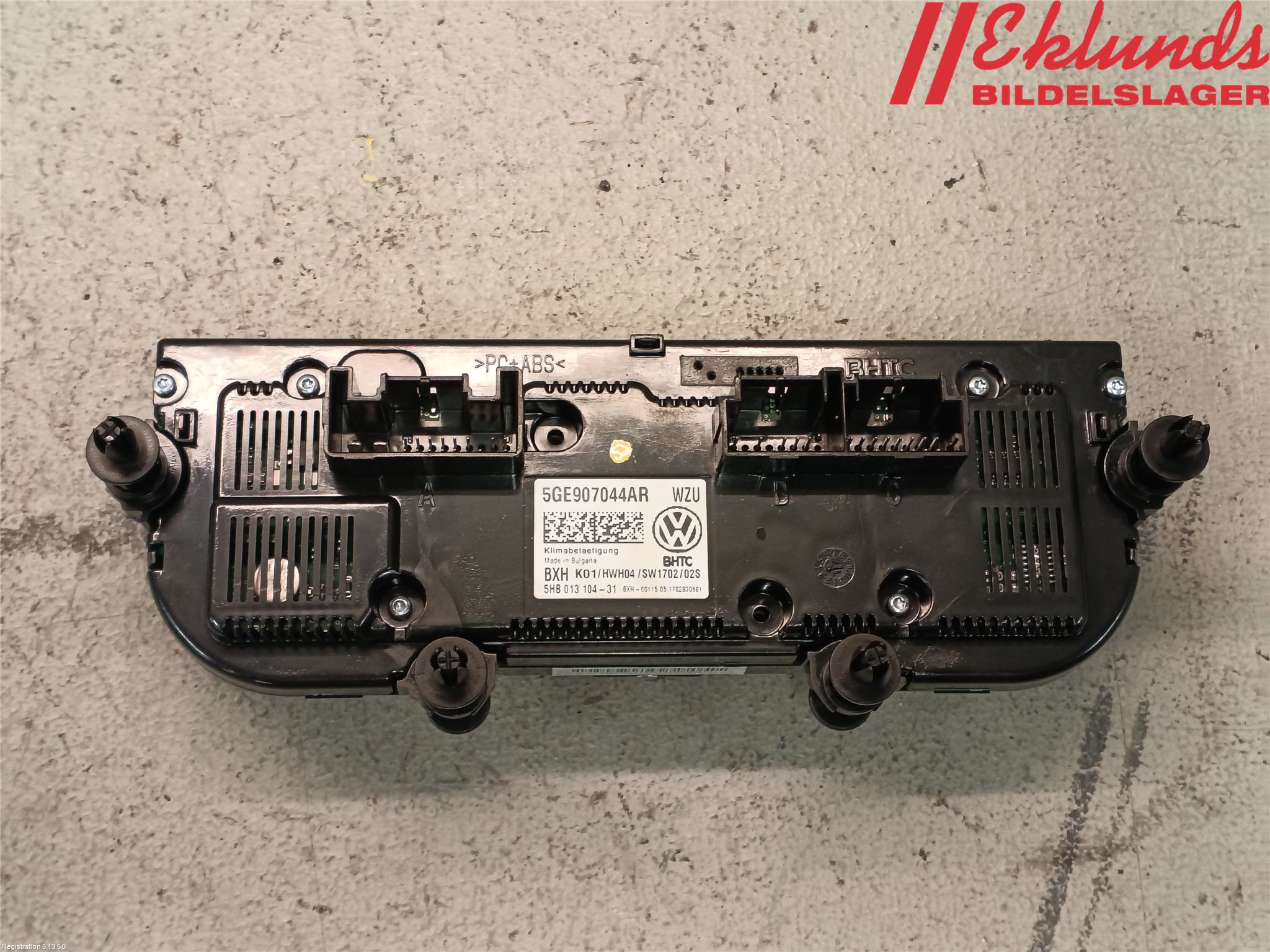 Volkswagen VW PASSAT 15-19 Ac Styrenhet Ac Manöveren