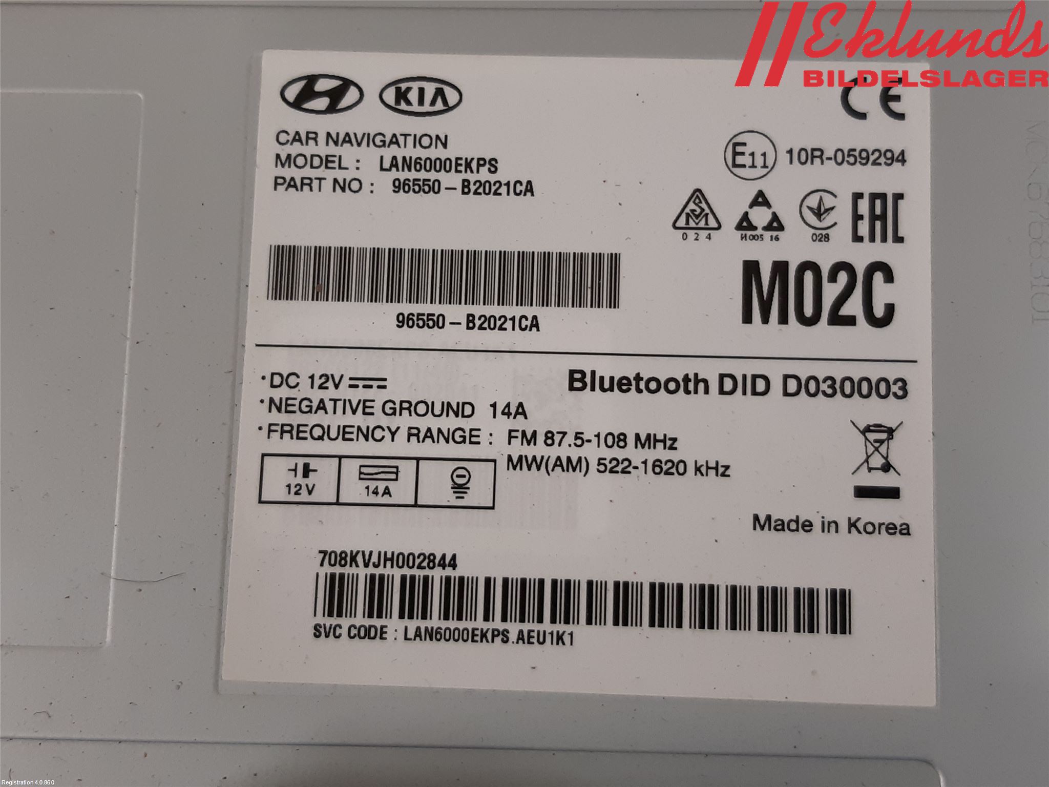 Kia SOUL 09- Cd Radio - Multimediapanel