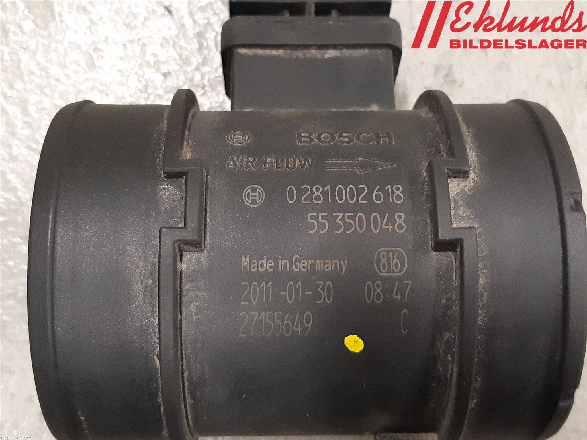 Opel COMBO 02-12 Injluftmassamätare