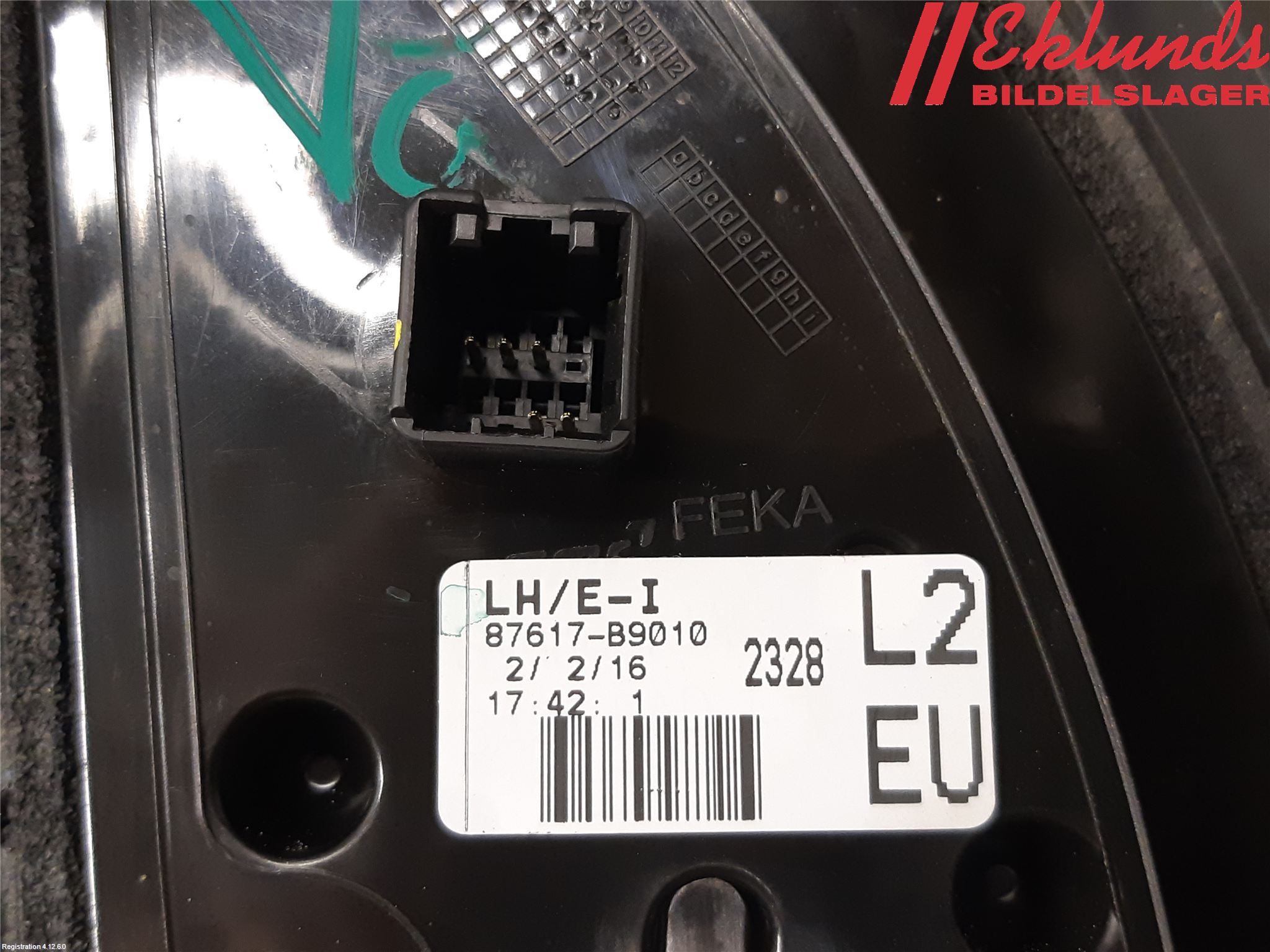 Hyundai i10 BA 14-16 Spegel Yttre El Vä