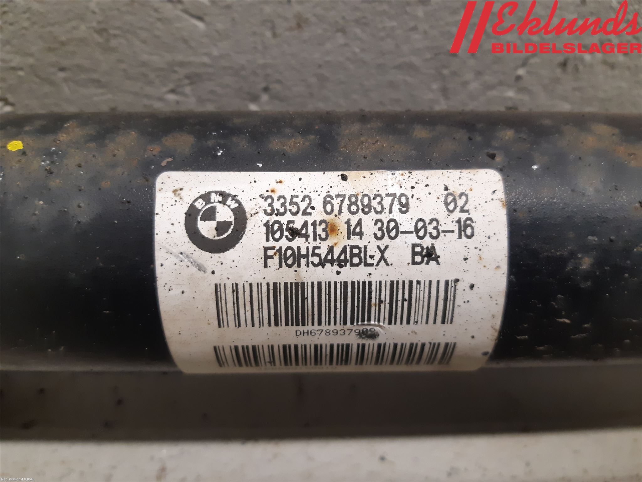 BMW 5 F10/F11/F18 09-17 Fjäderben Bak Vänster