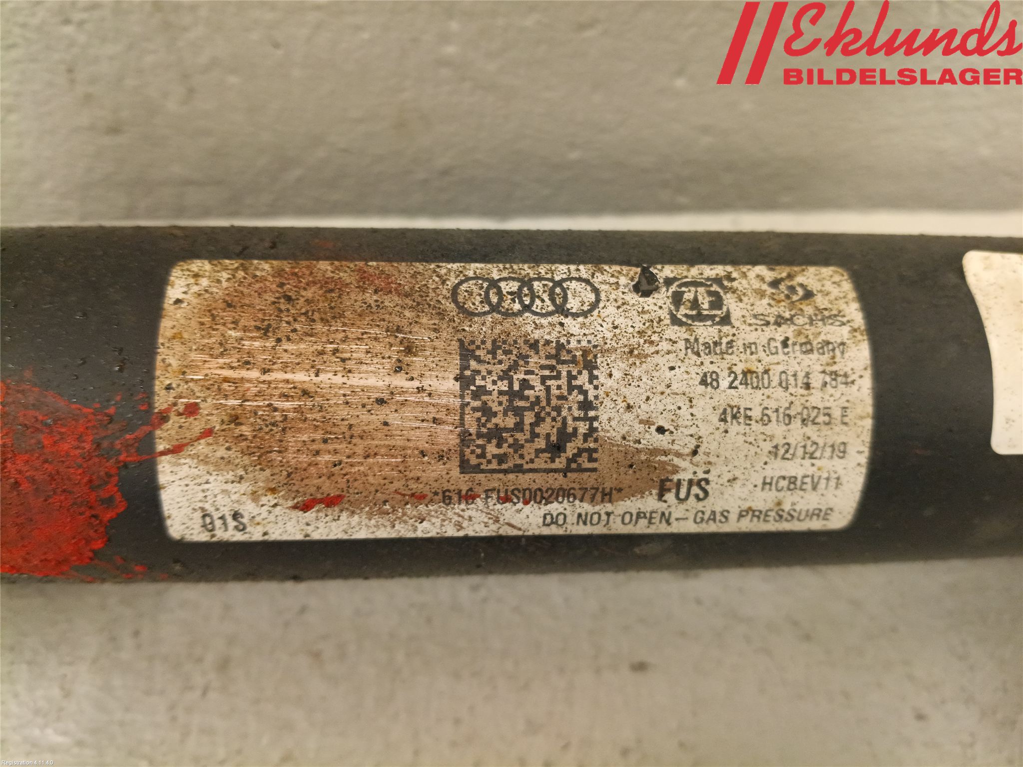 Audi E-TRON, S GE 19- Stötdämpare Bak