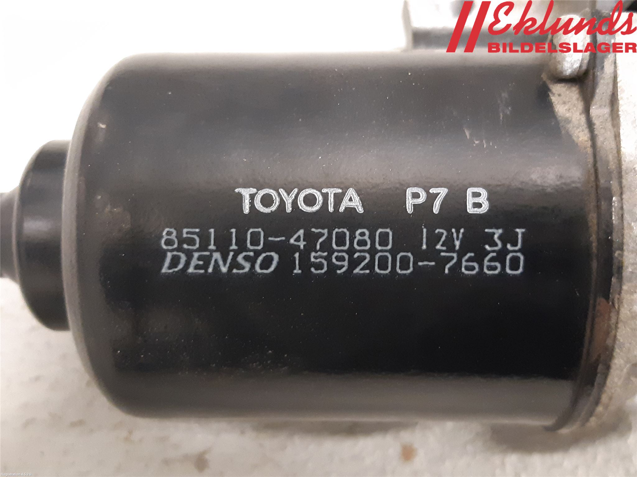 Toyota PRIUS NWH20 04-08 Torkarmotor Vindruta