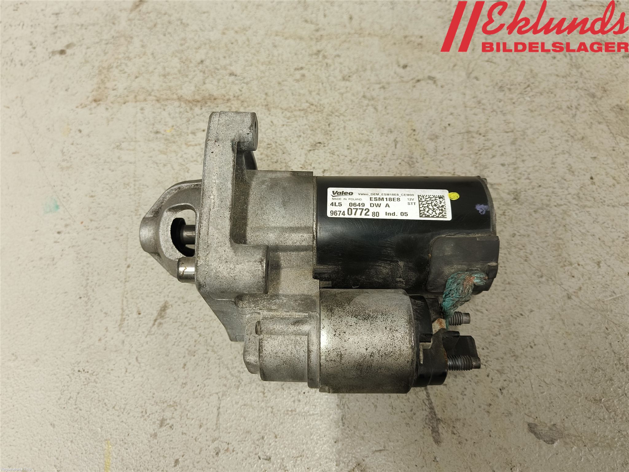 Peugeot 308 14-21 Startmotor