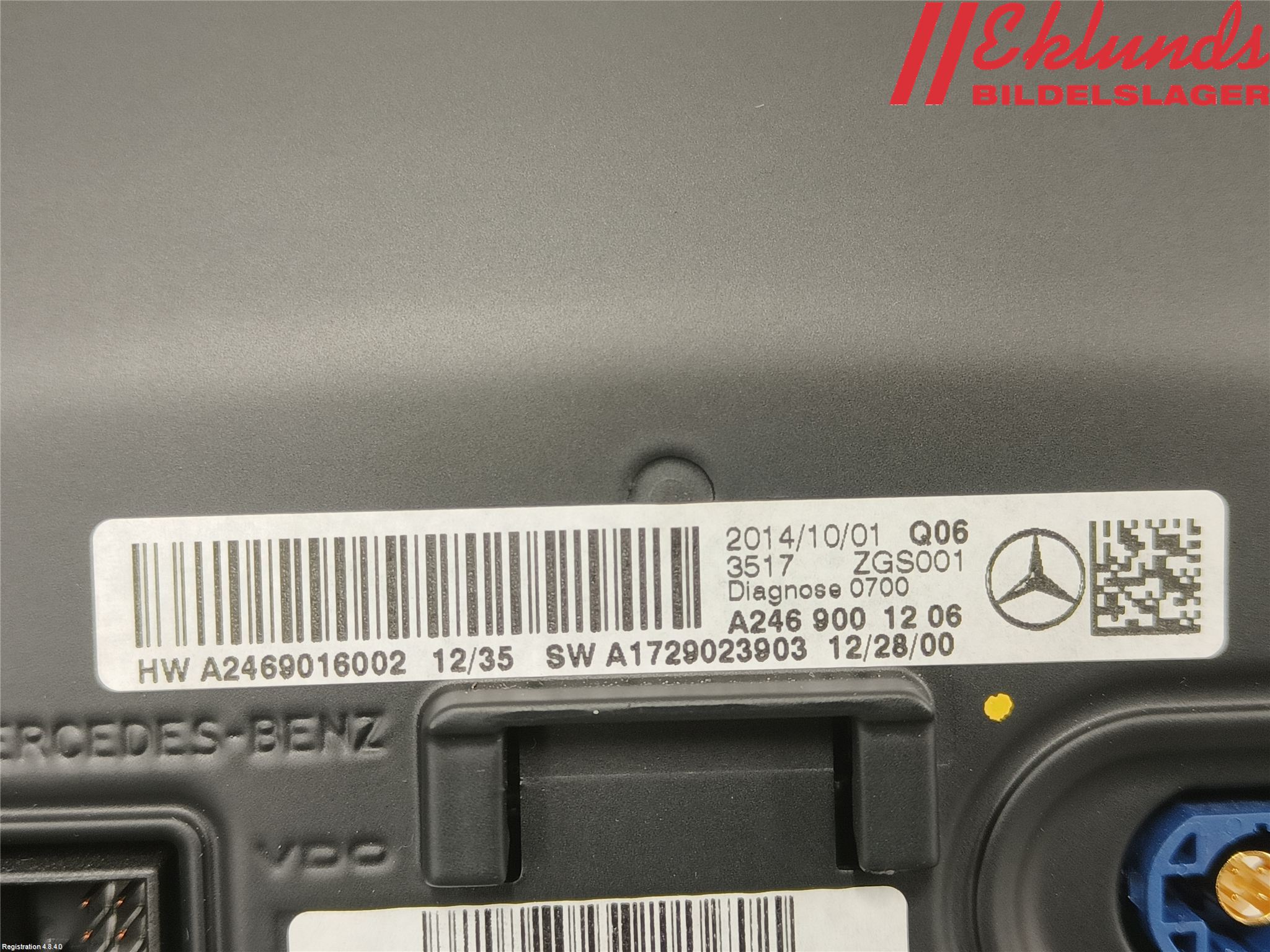 Mercedes-Benz MB GLA-KLASS (X156) 13-20 Bildskärm