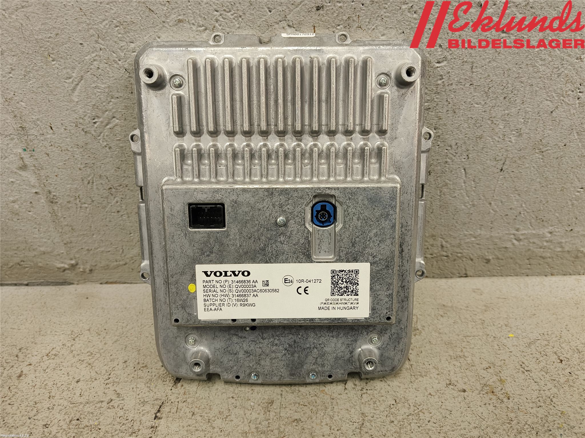 Volvo XC90/RECHARGE 16- Bildskärm