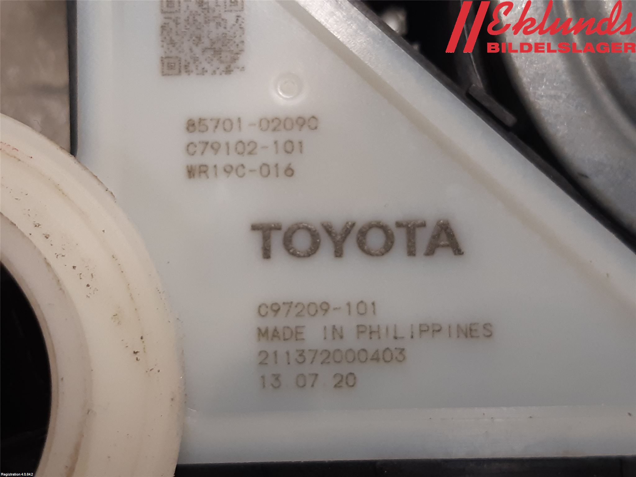 Toyota COROLLA 19- Fönsterhiss El Kompl