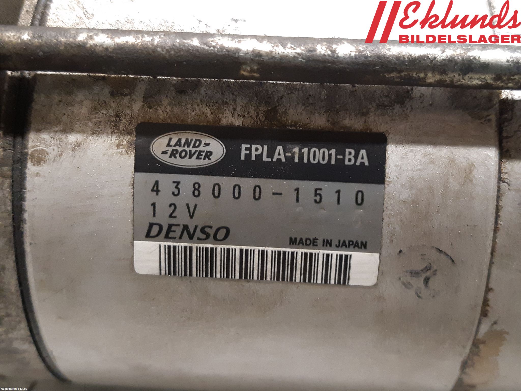 Landrover RANGE ROVER SPORT (L494) 14-22 Startmotor Diesel