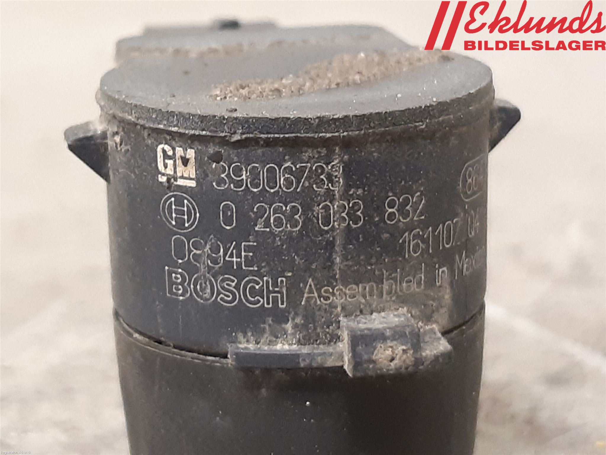 Opel INSIGNIA 09-16 Parkeringshjälp Backsensor