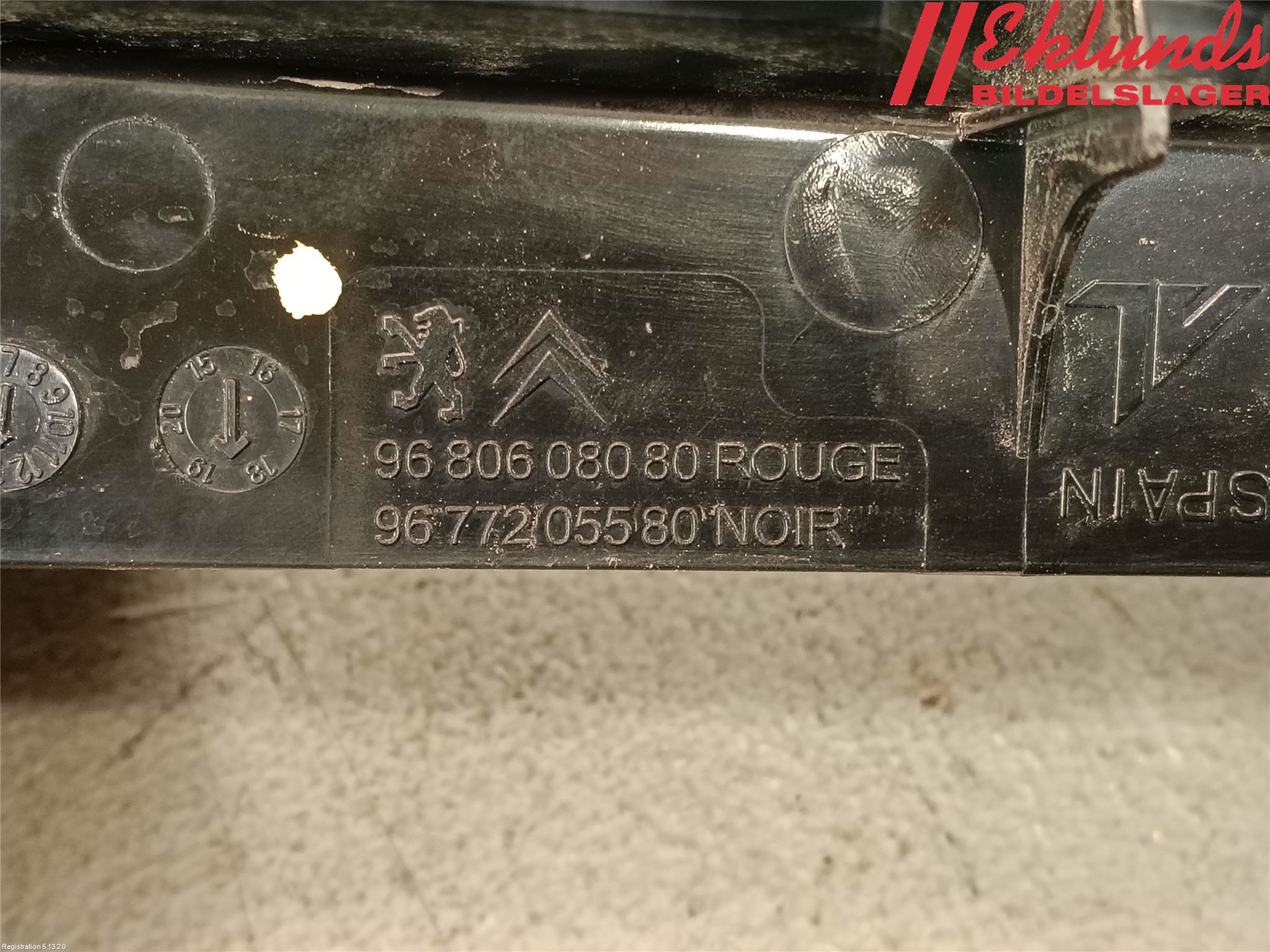 Peugeot PARTNER 16-18 Bakljus Vänster