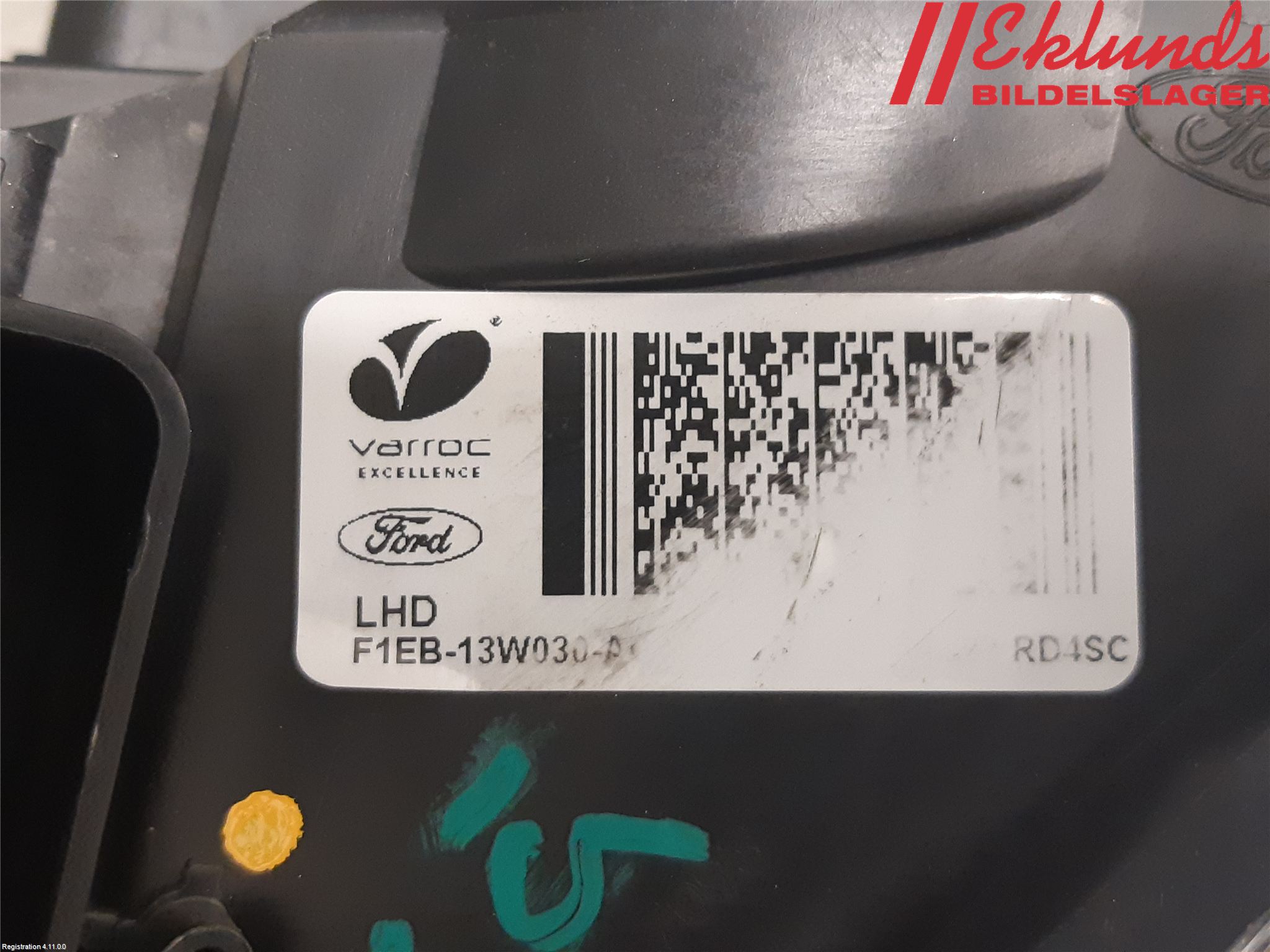 Ford FOCUS 15-18 Strålkastare Vänster