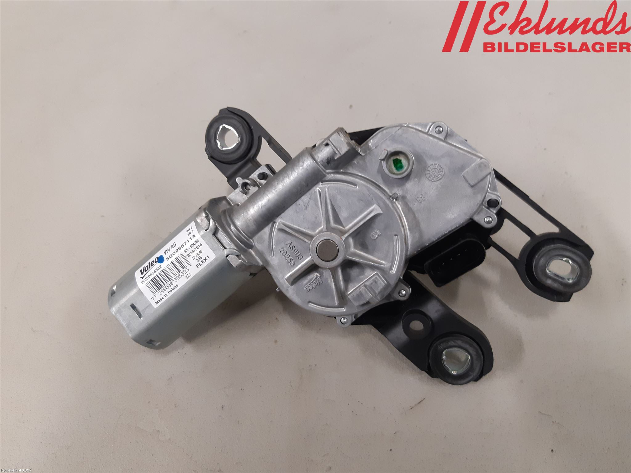 Volkswagen VW GOLF / E-GOLF VII 13-20 Torkarmotor Baklucka