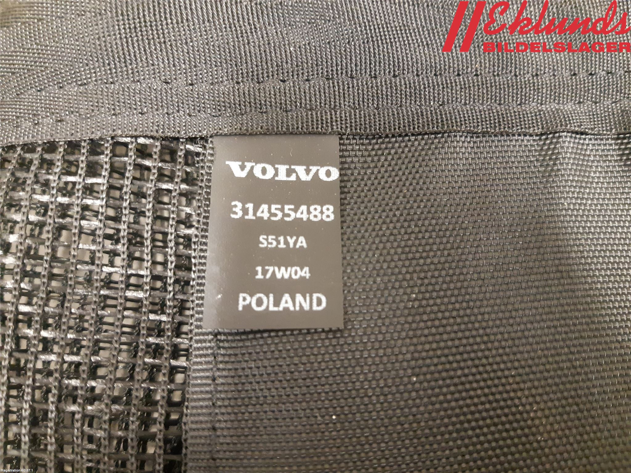 Volvo V60 CROSS COUNTRY 16-18 Lastförskjutningsskydd-Galler