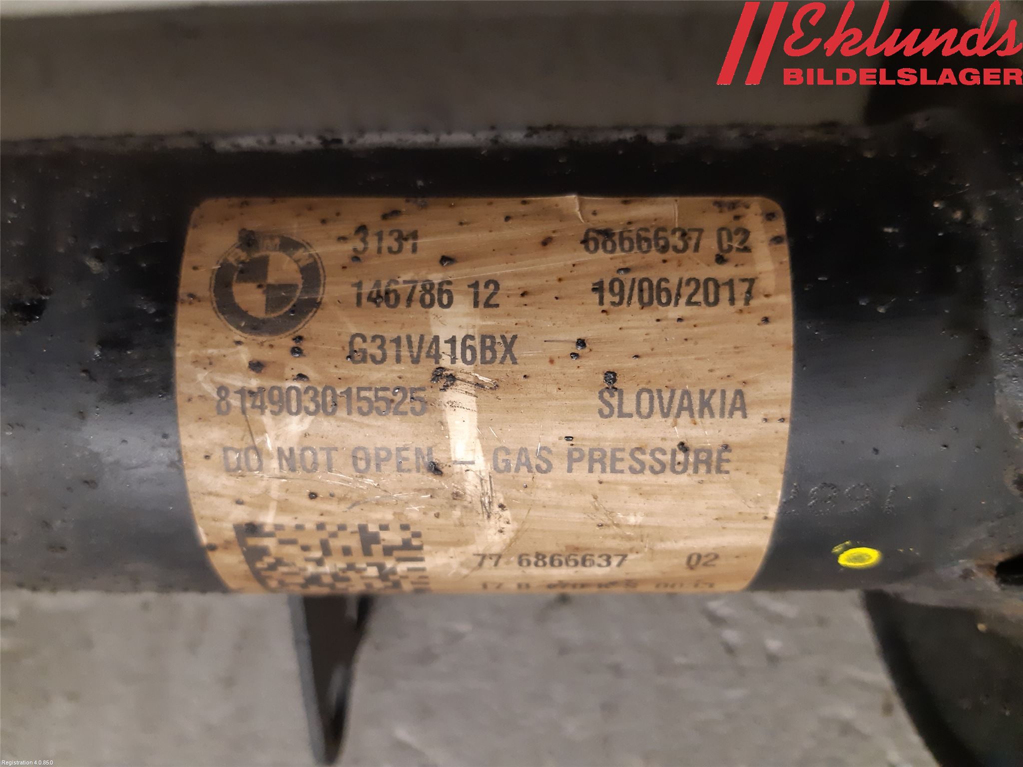 BMW 5 G30/G31/F90 17-23 Fjäderben Fram Vänster