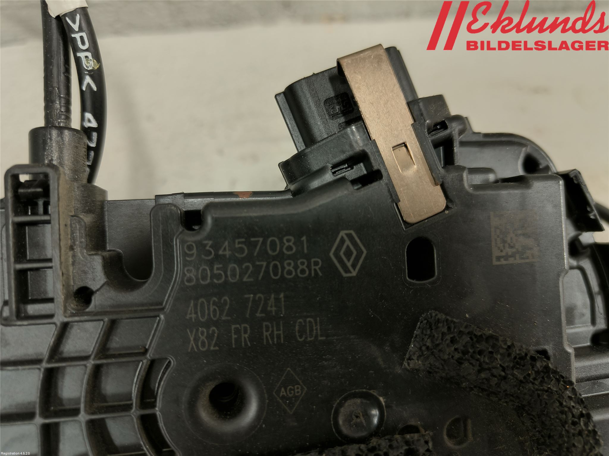 Renault TRAFIC/E-TECH 15- Låskista-Dörrlås