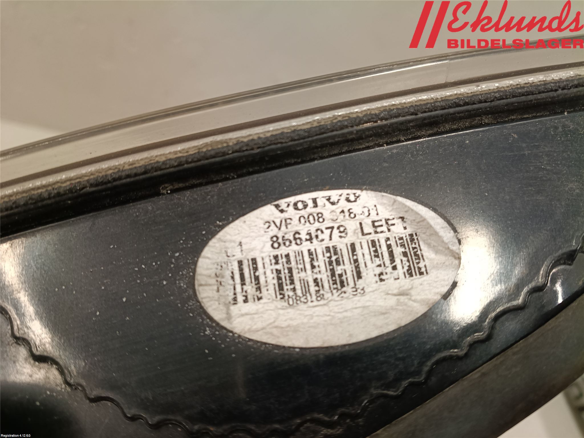 Volvo S60 01-04 Bakljus Vänster