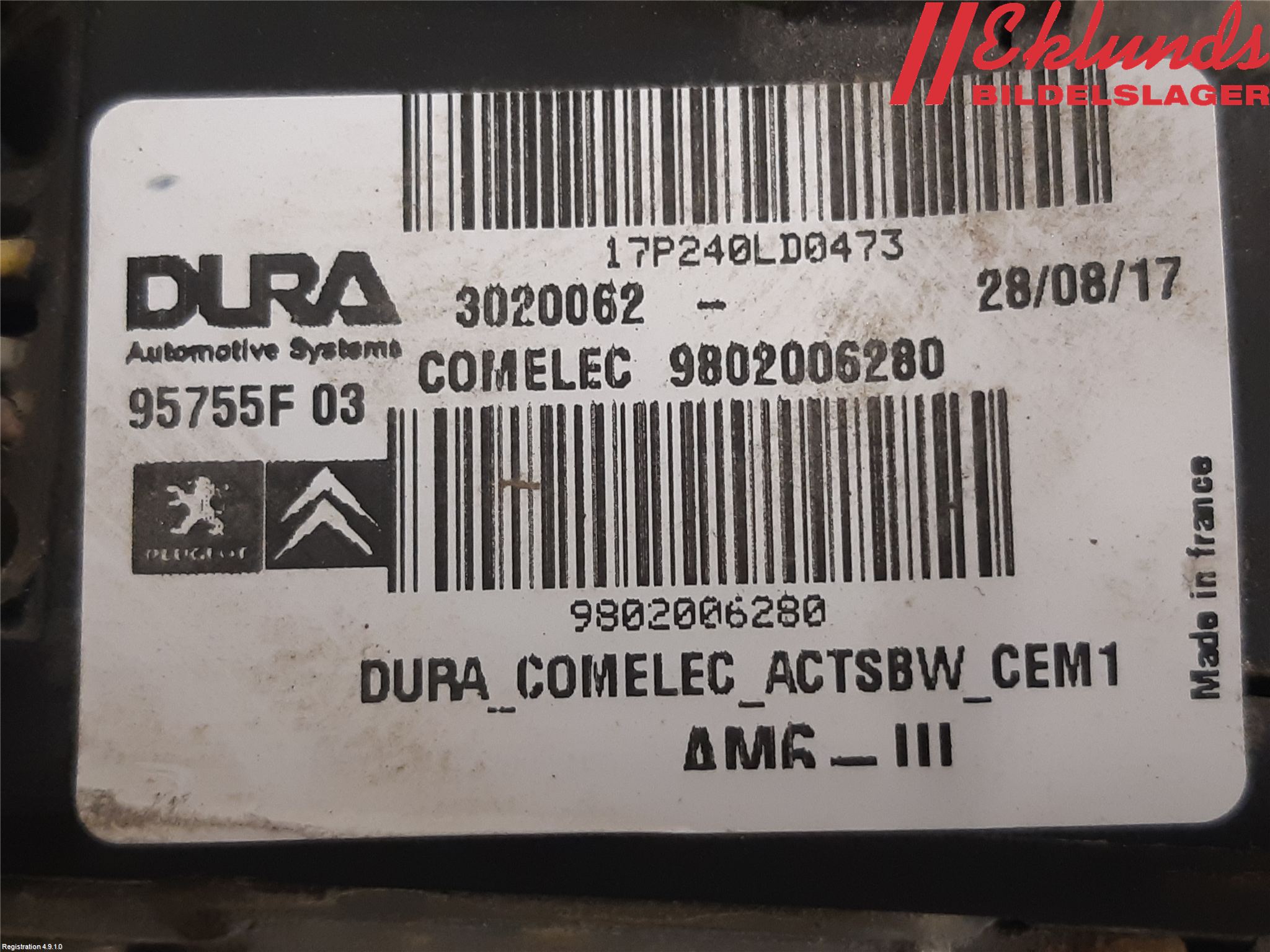 Citroen JUMPY/E-JUMPY 16- Växellåda Växlingsenhet