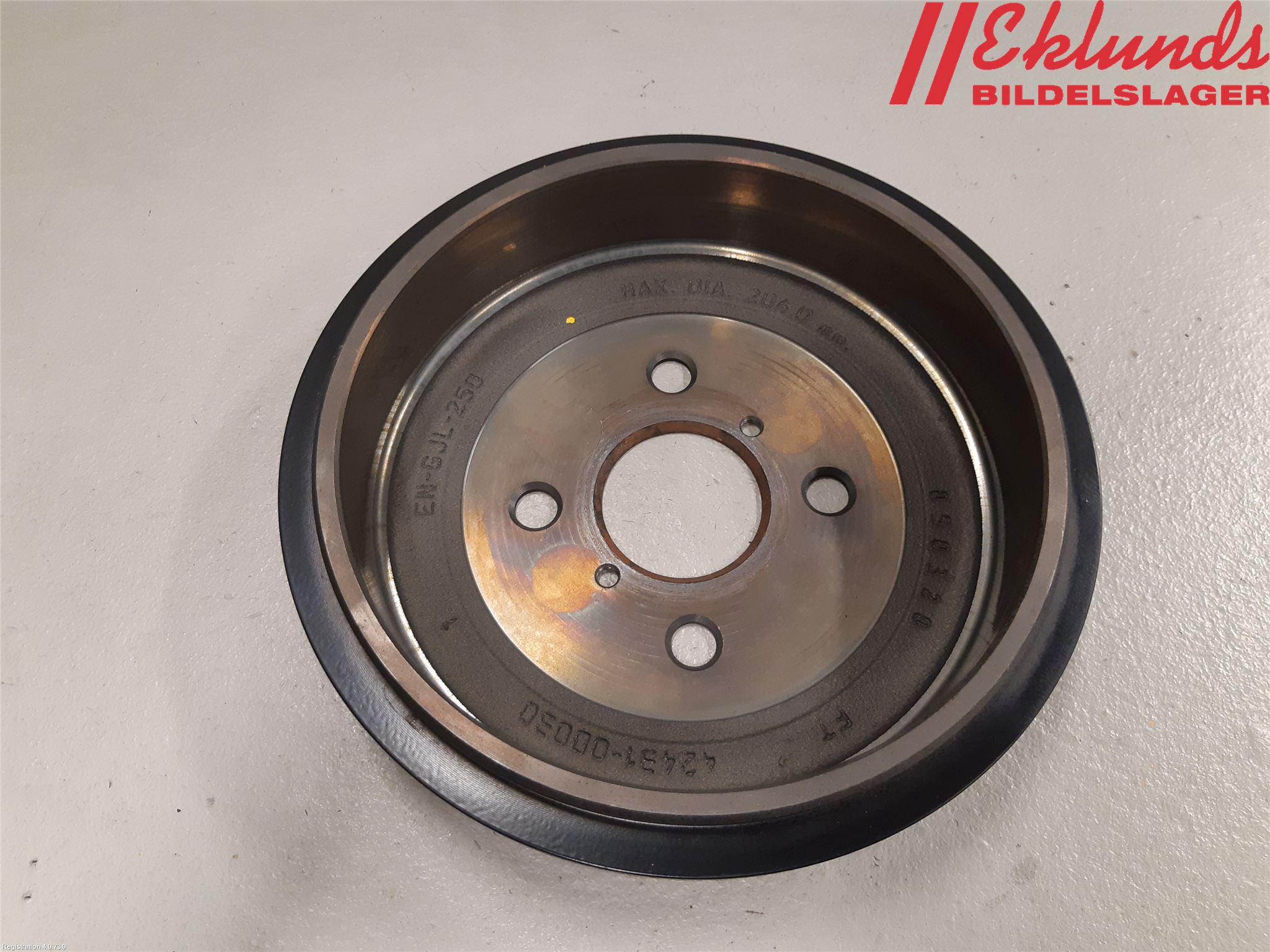 Toyota YARIS XP130 15-20 Bromstrumma Bak