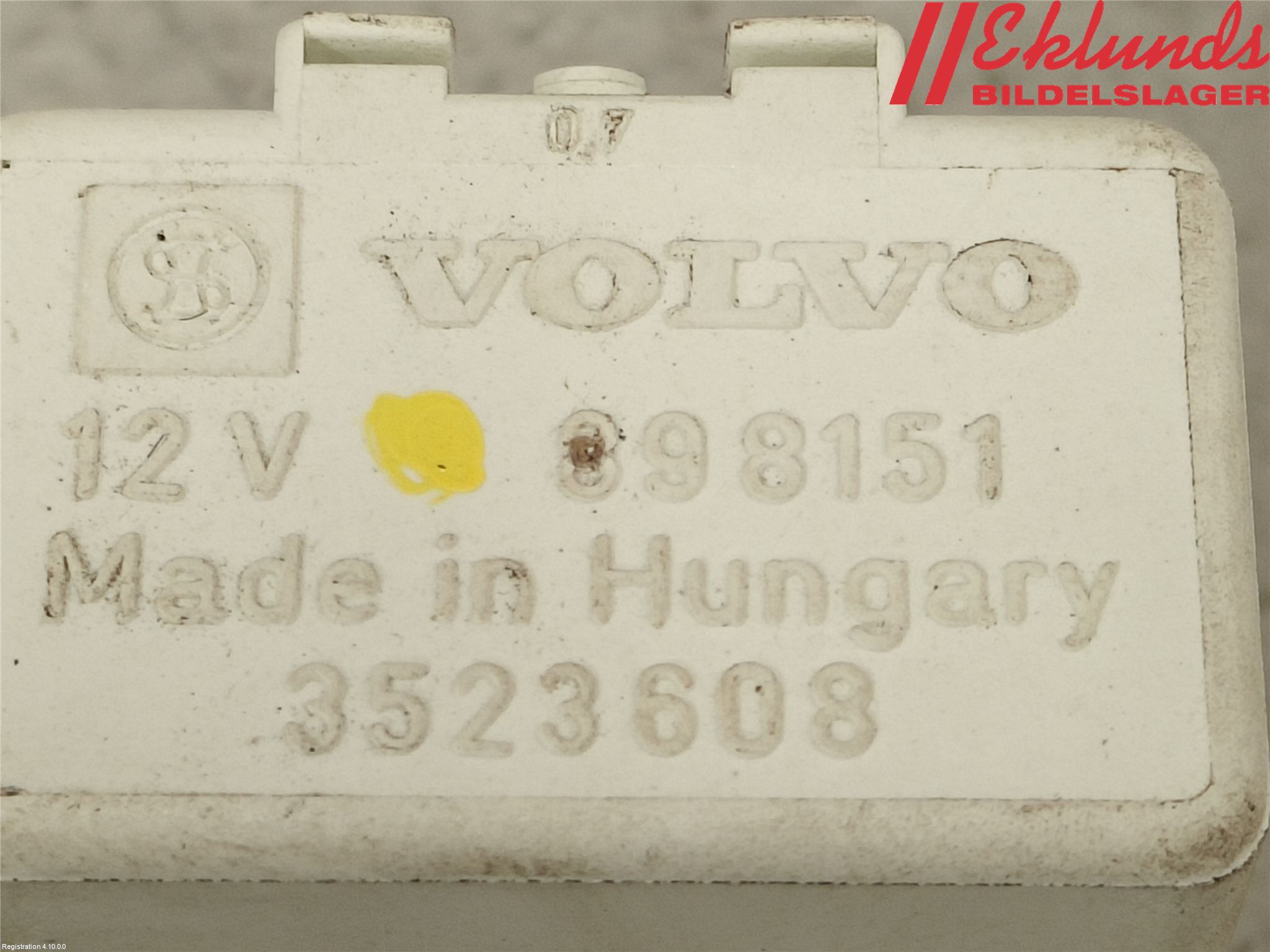 Volvo 940 91-98 Relä Bränslepump