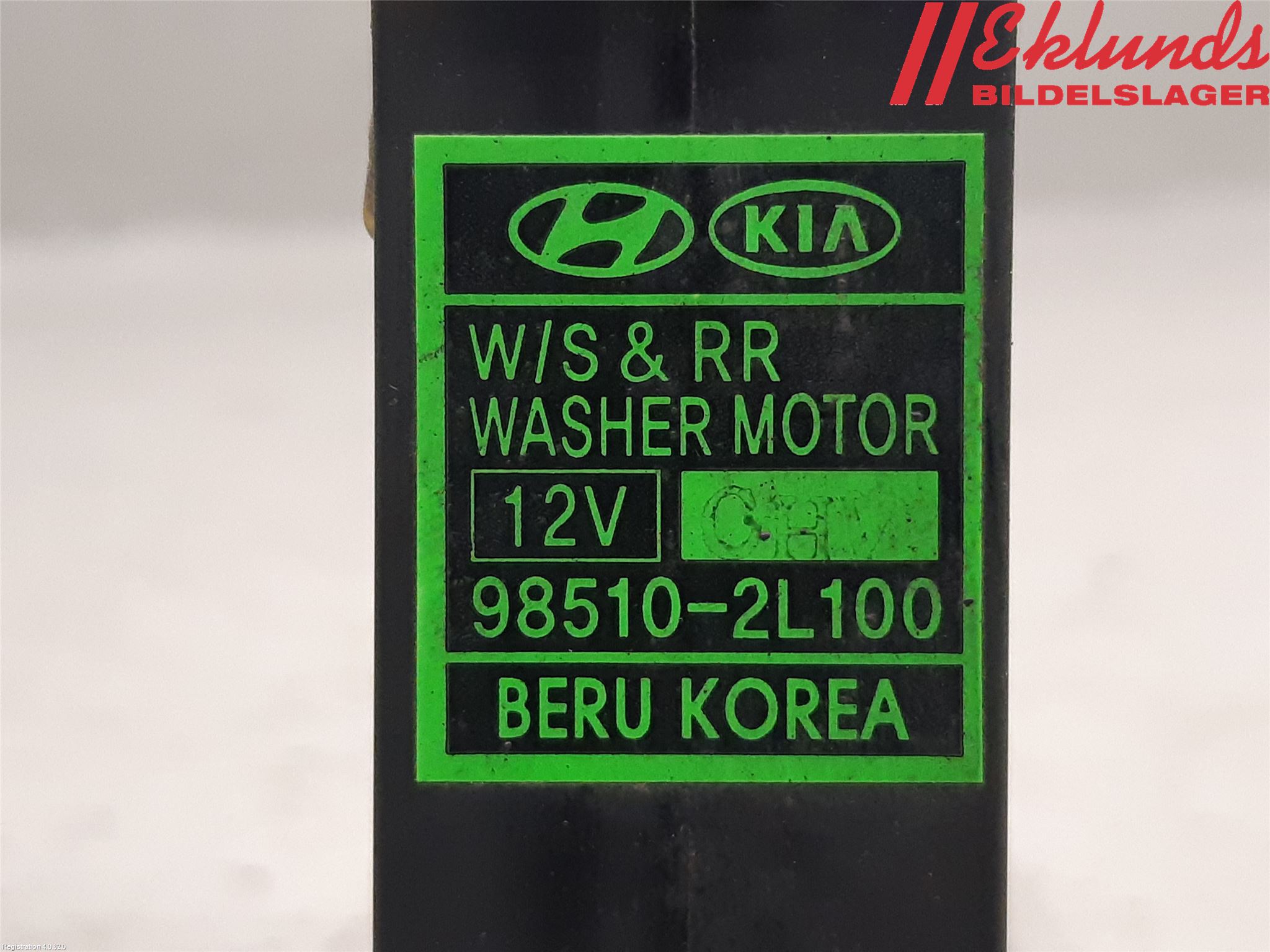 Hyundai i30 FD 07-12 Spolarpump Vindruta