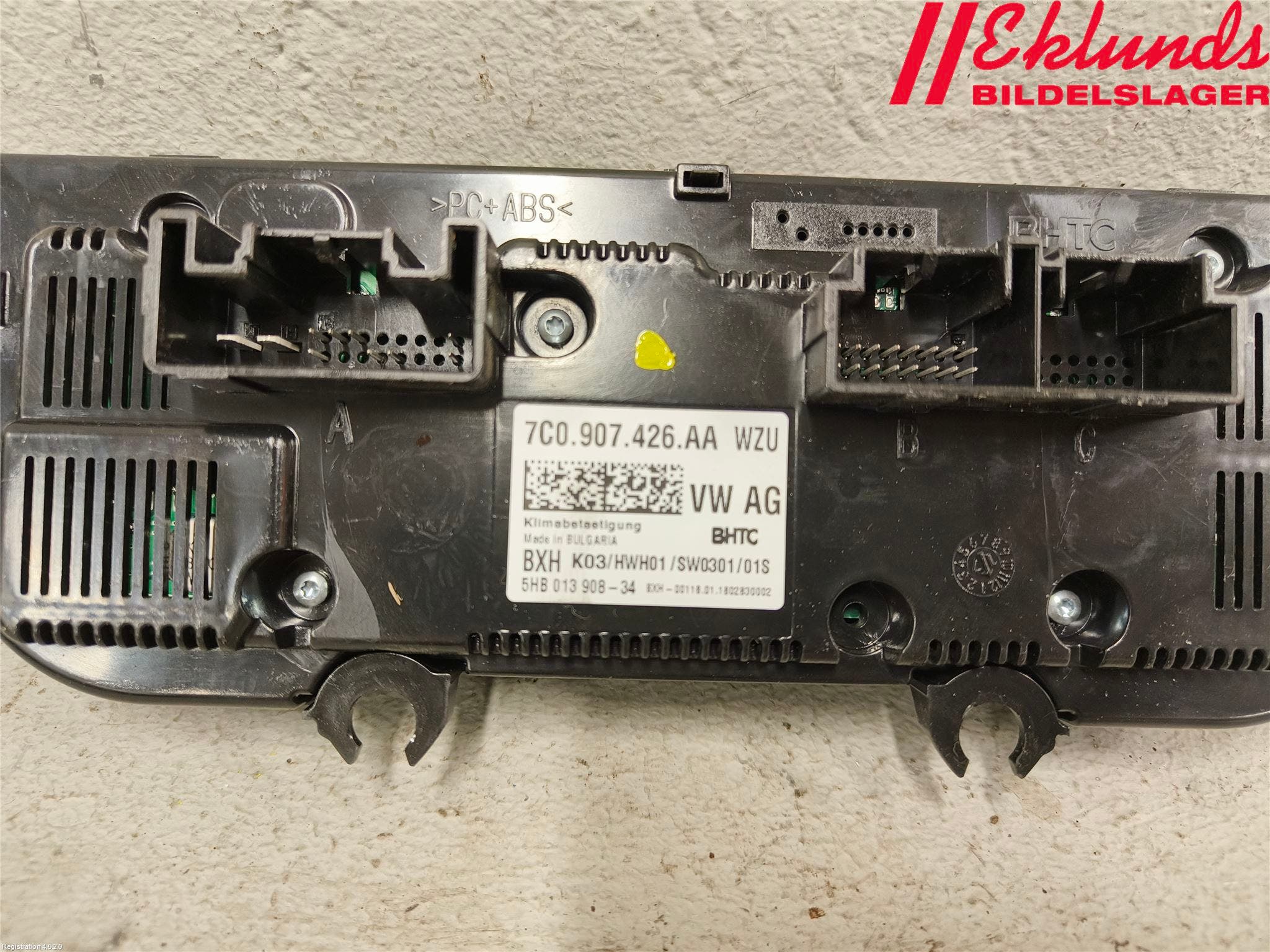 Volkswagen VW CRAFTER II / E-CRAFTER 17- Ac Styrenhet Ac Manöveren