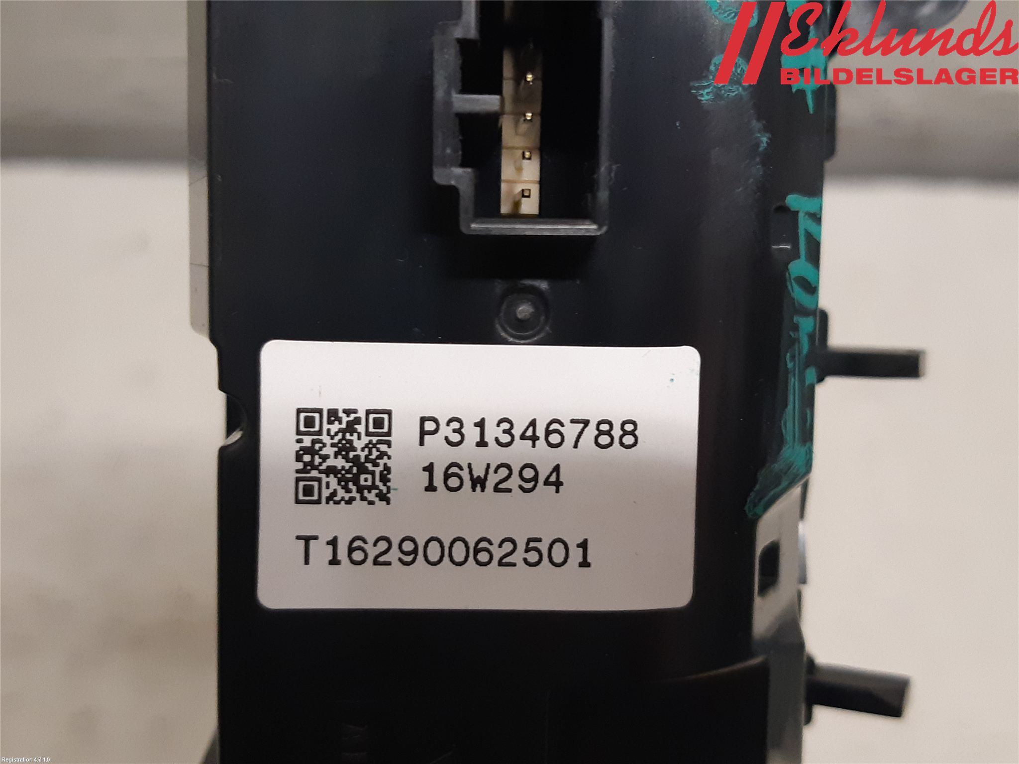 Volvo XC90/RECHARGE 16- Strömställare Fläkt