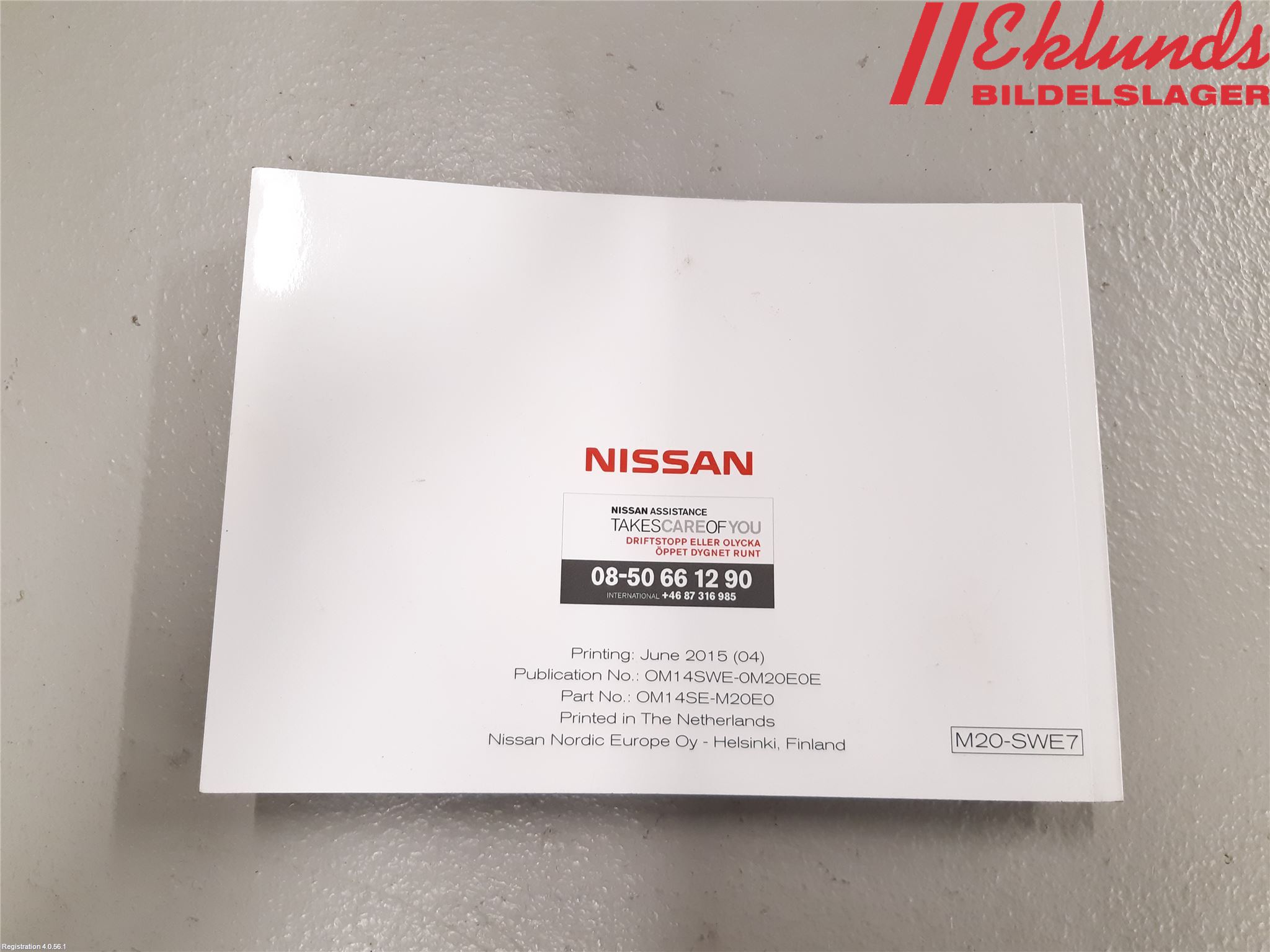 Nissan NV200/NV200 COMBI Instruktionsbok