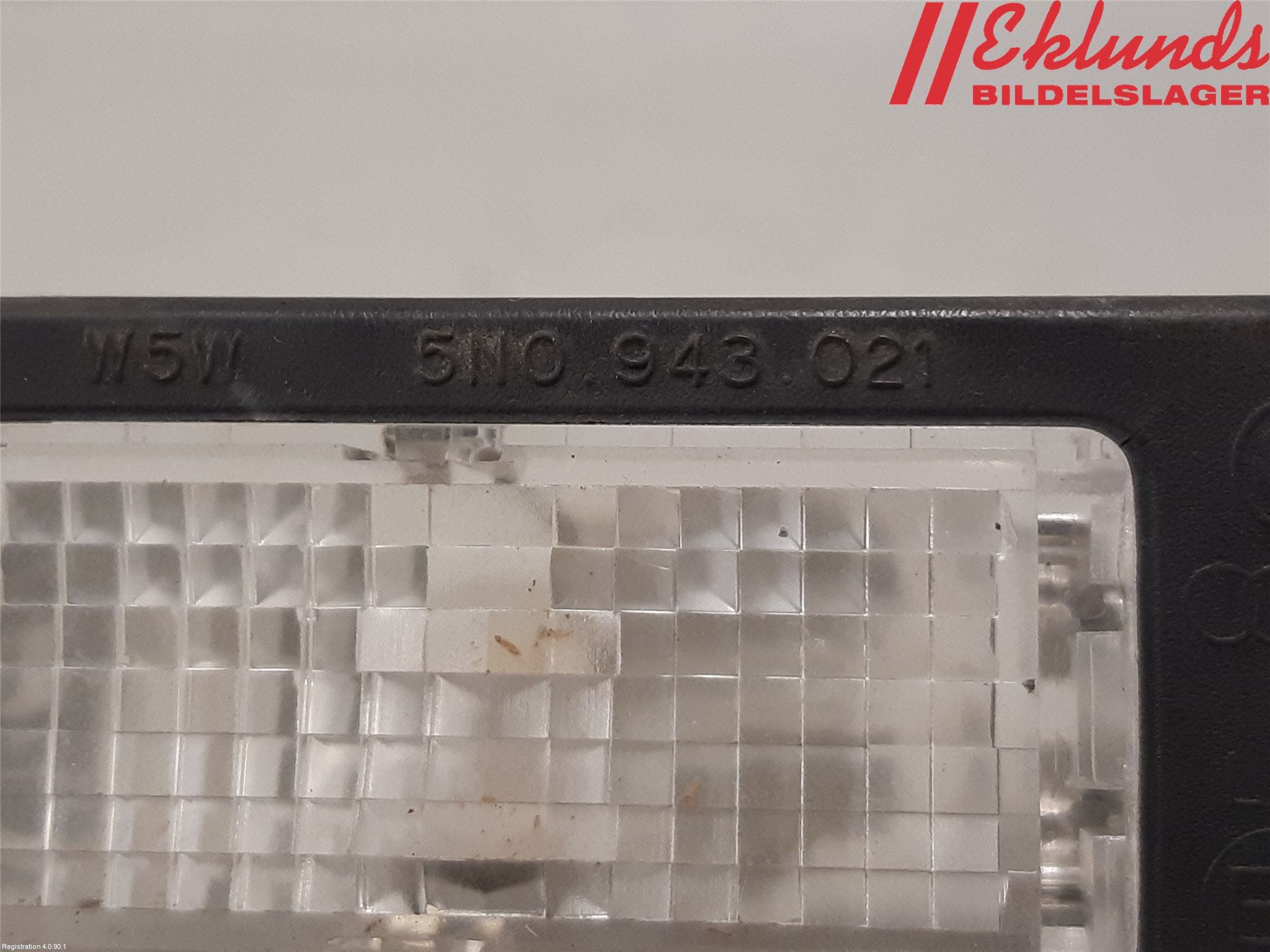 Volkswagen VW SHARAN 11- Skylt Belysning