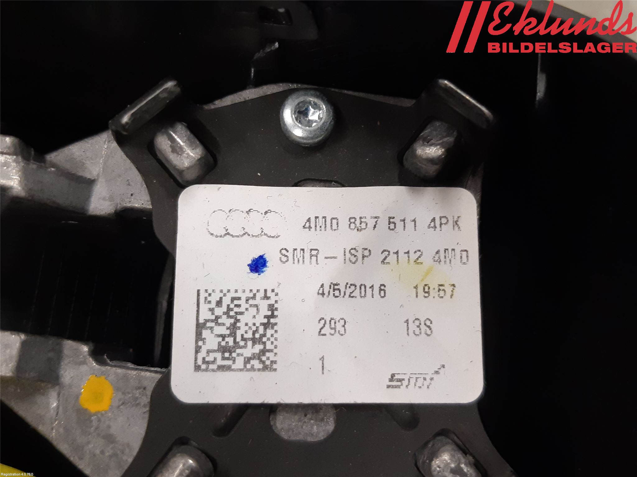 Audi A4/S4 B9 16-19 Spegel Invändig