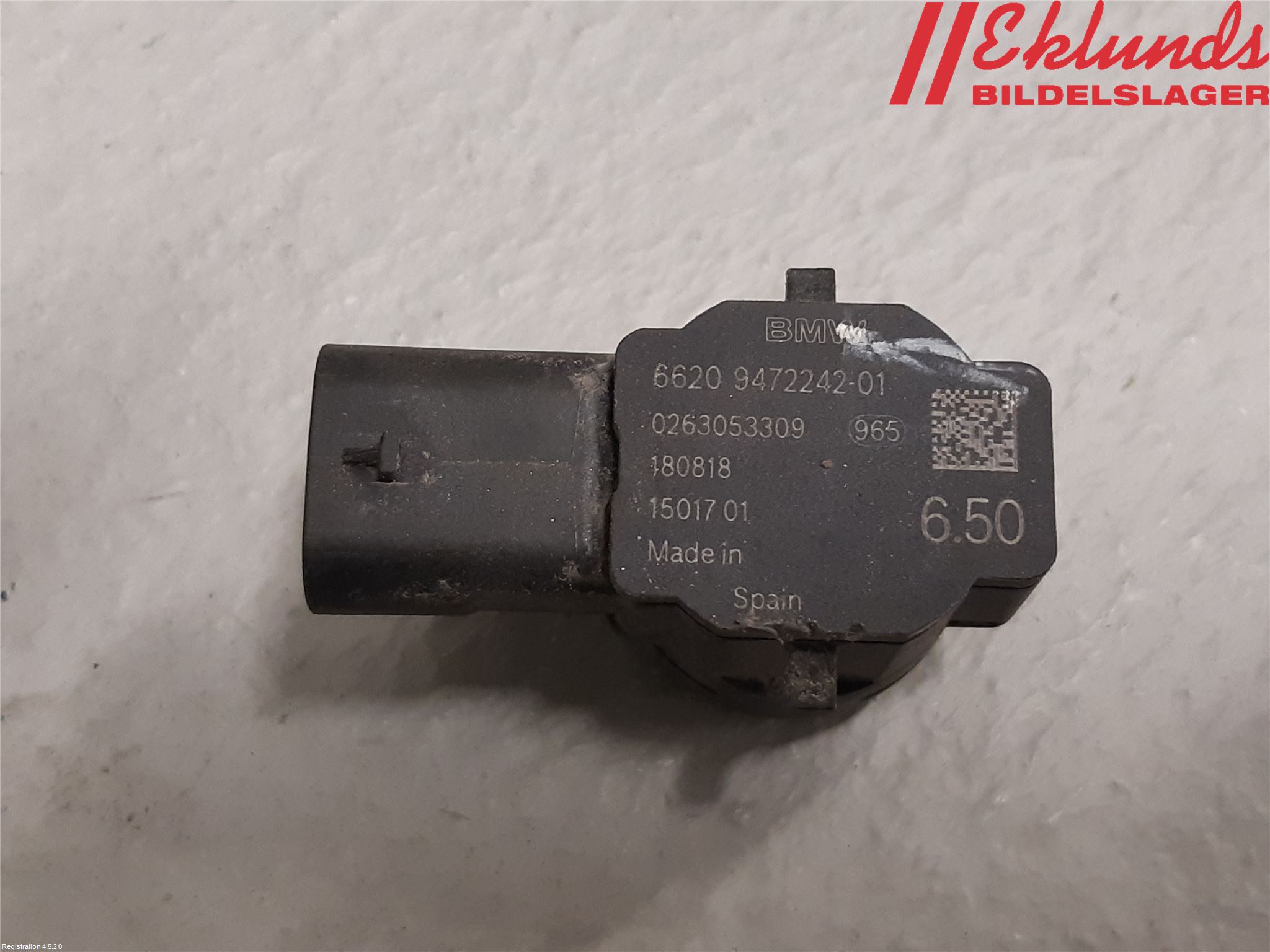 BMW 3 G20/G21/G80/G81 19- Parkeringshjälp Backsensor